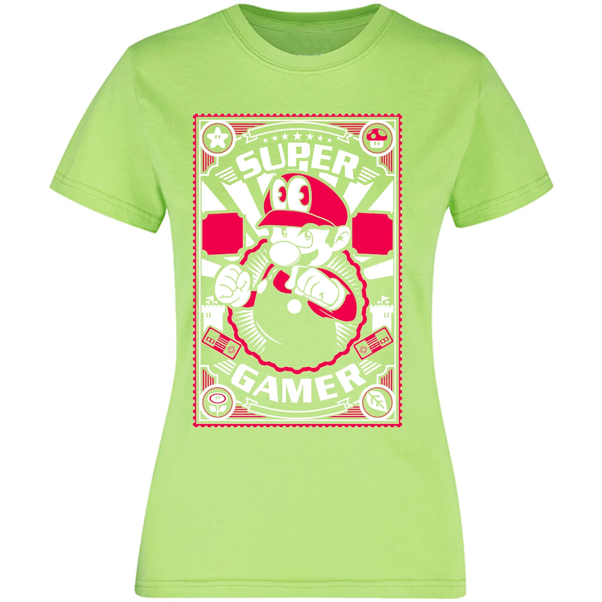 Blusa Mario Bros Mario Gamer Blusa para Mujer 13