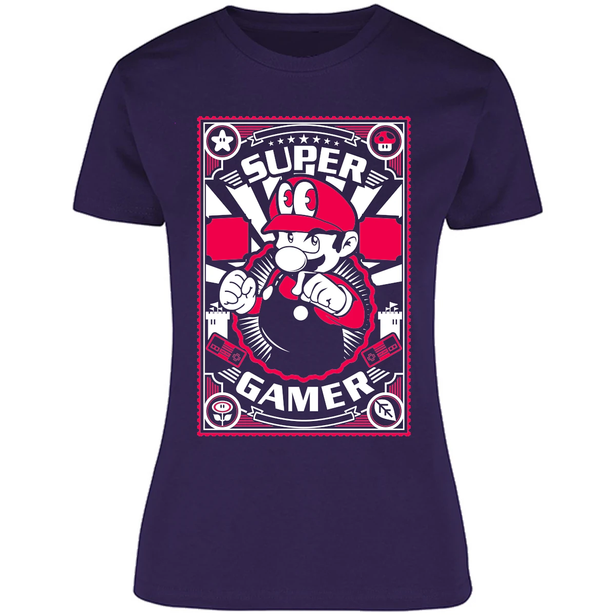 Blusa Mario Bros Mario Gamer Blusa para Mujer 5