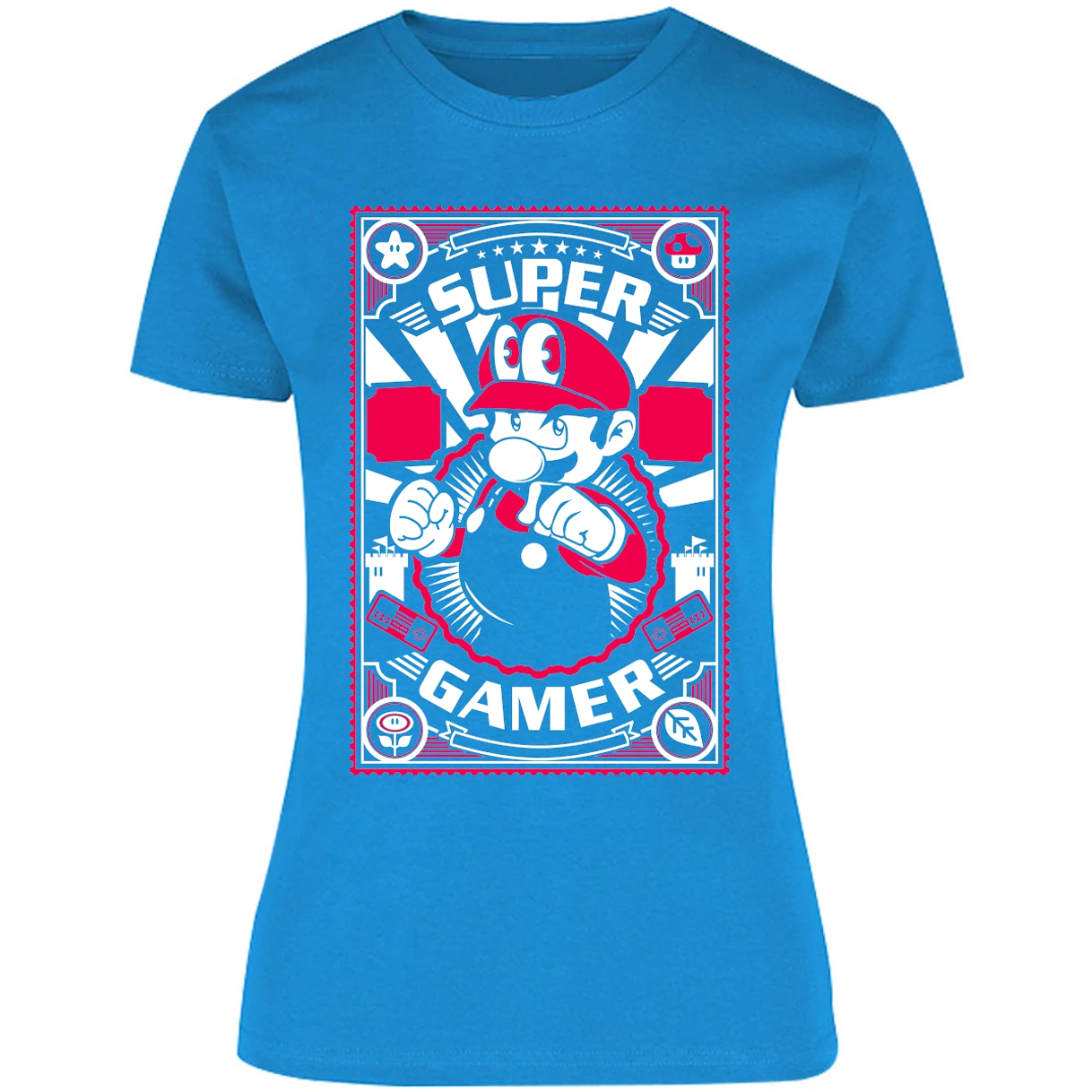 Blusa Mario Bros Mario Gamer Blusa para Mujer 7