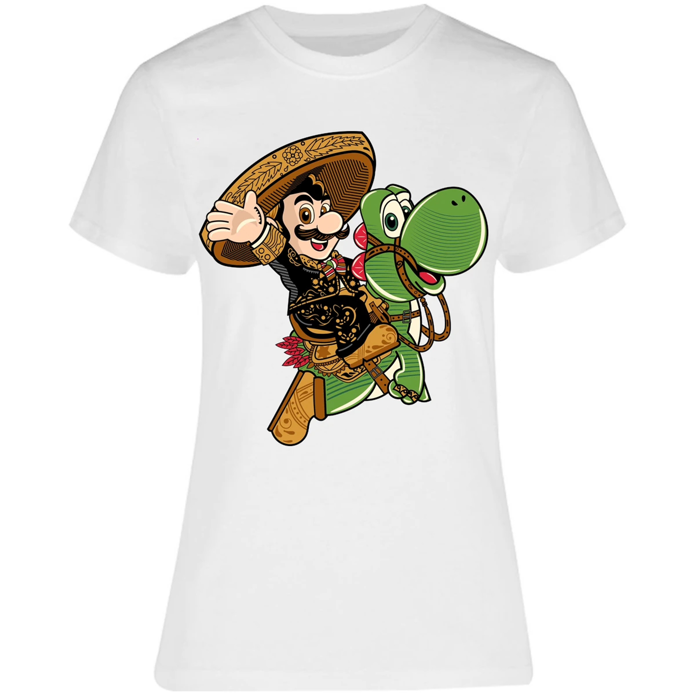 Blusa Mario Bros Mario Mariachi Blusa para Mujer 17