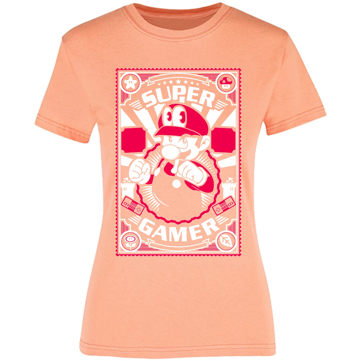 Blusa Mario Bros Mario Gamer Blusa para Mujer 10