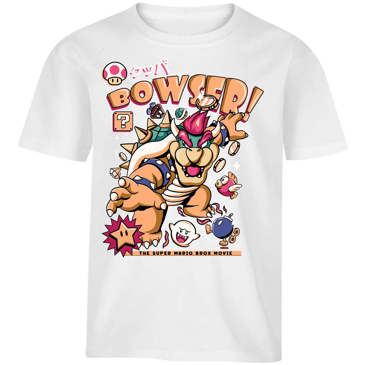 Playera Mario Bros Bowser Tee para Niño 10