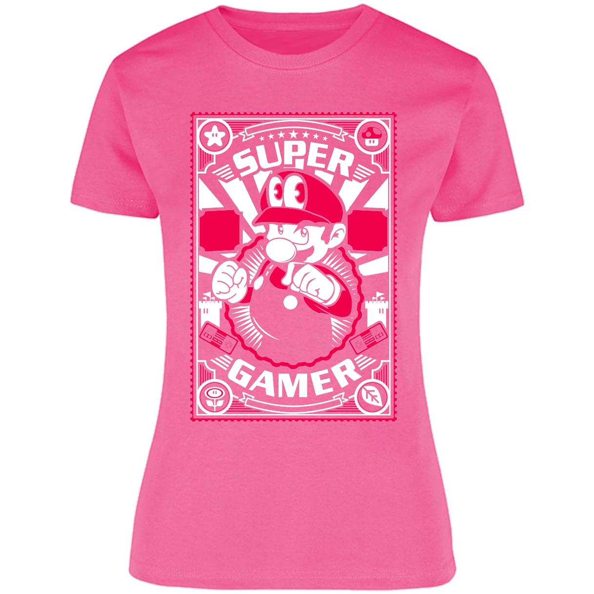 Blusa Mario Bros Mario Gamer Blusa para Mujer 11