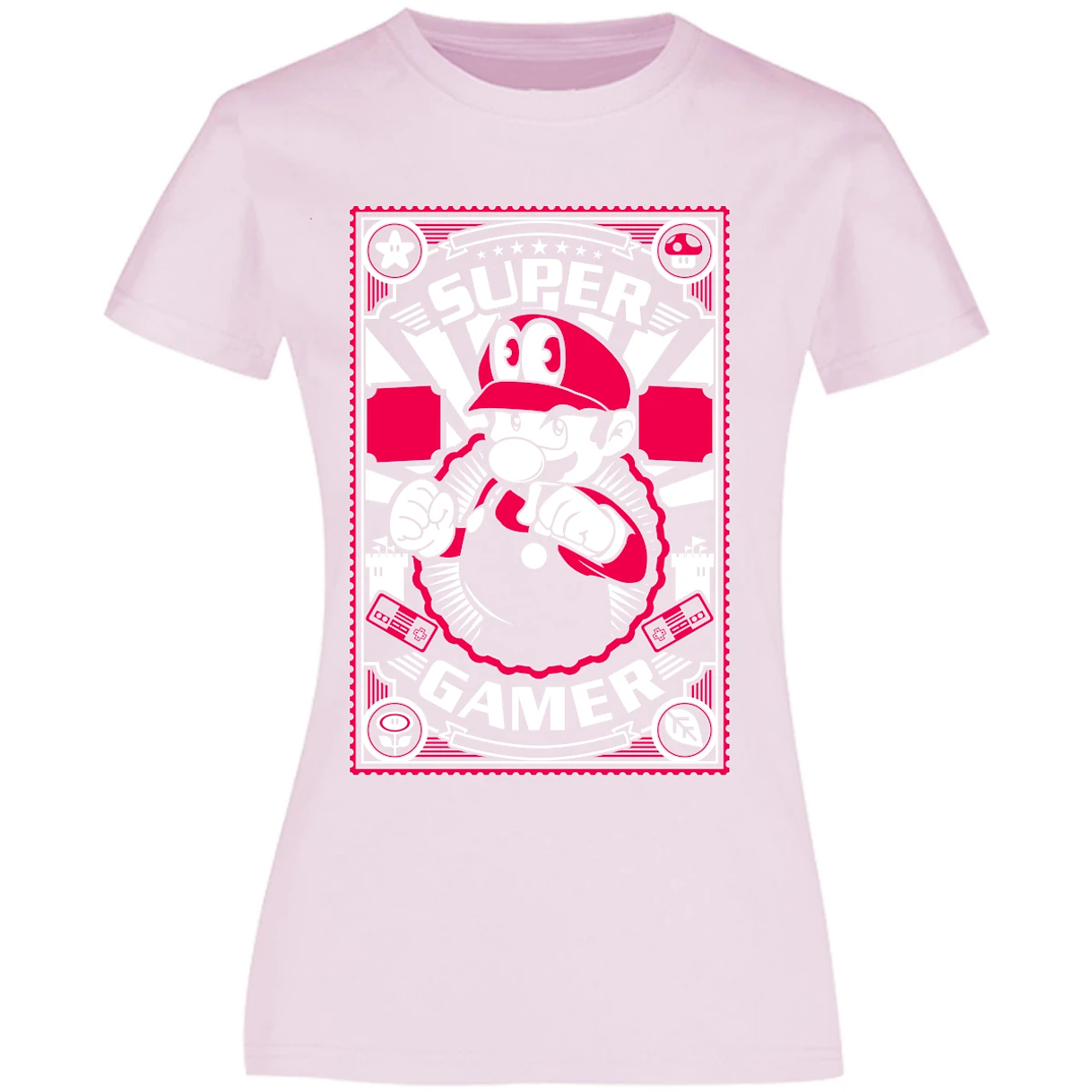 Blusa Mario Bros Mario Gamer Blusa para Mujer 12