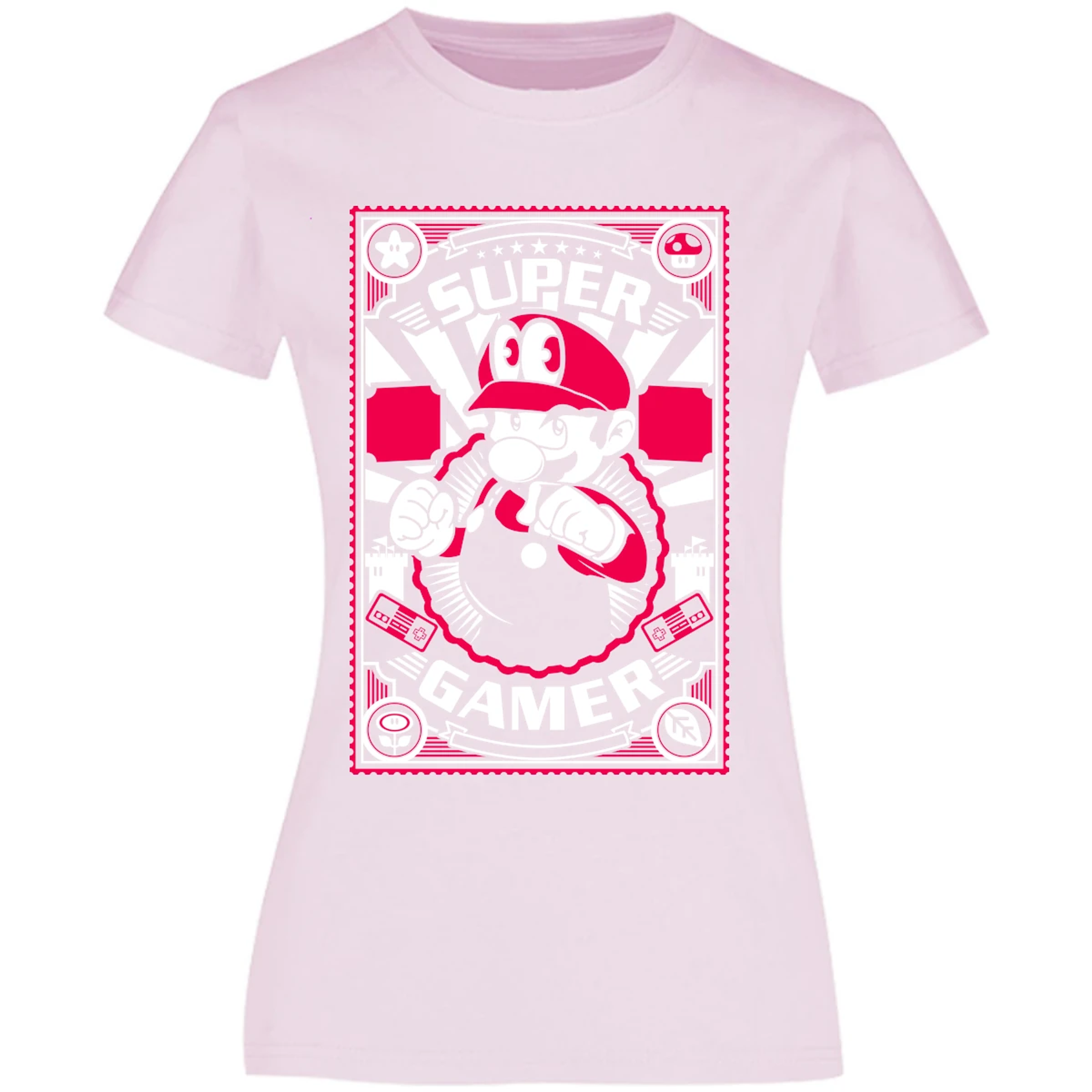 Blusa Mario Bros Mario Gamer Blusa para Mujer 12