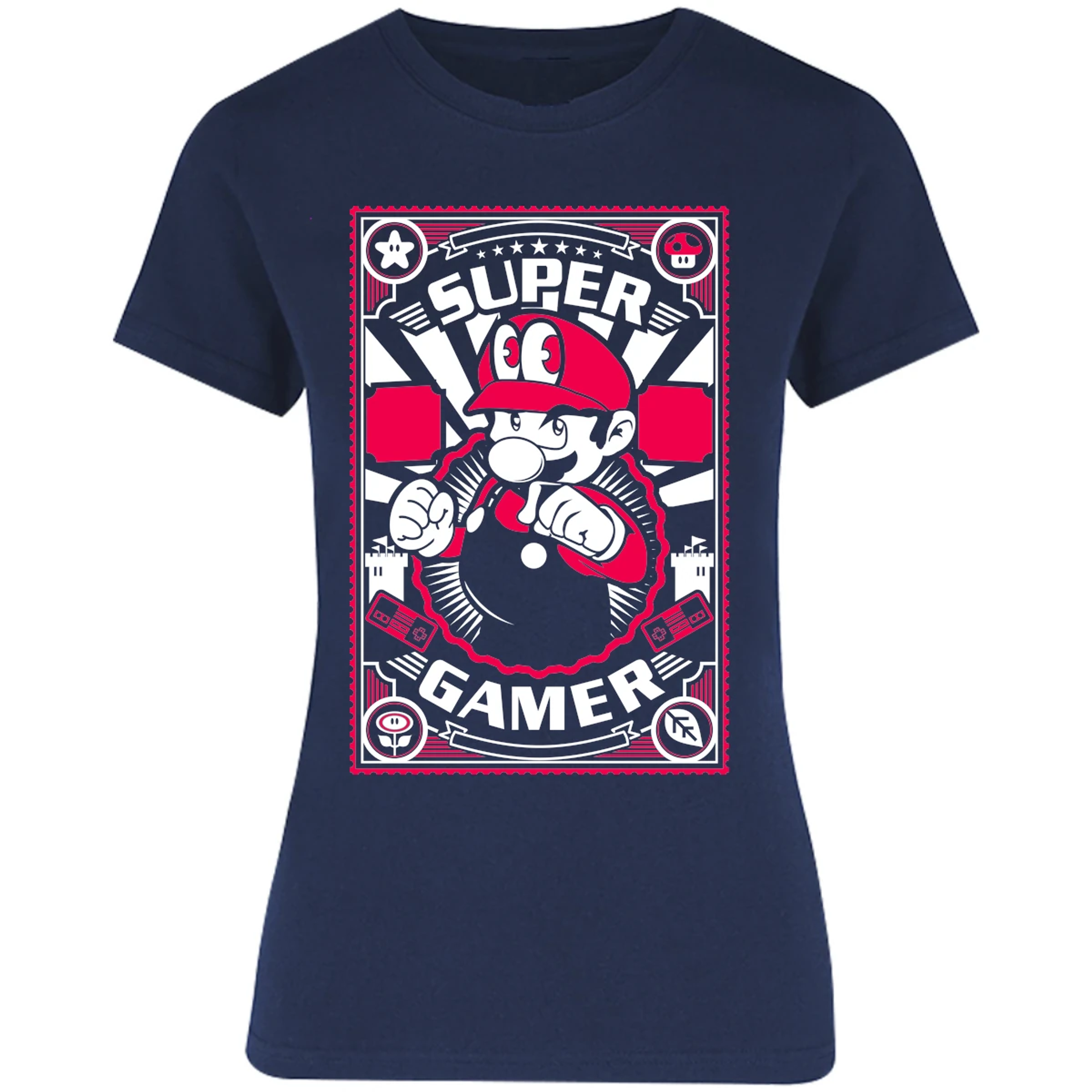 Blusa Mario Bros Mario Gamer Blusa para Mujer 14