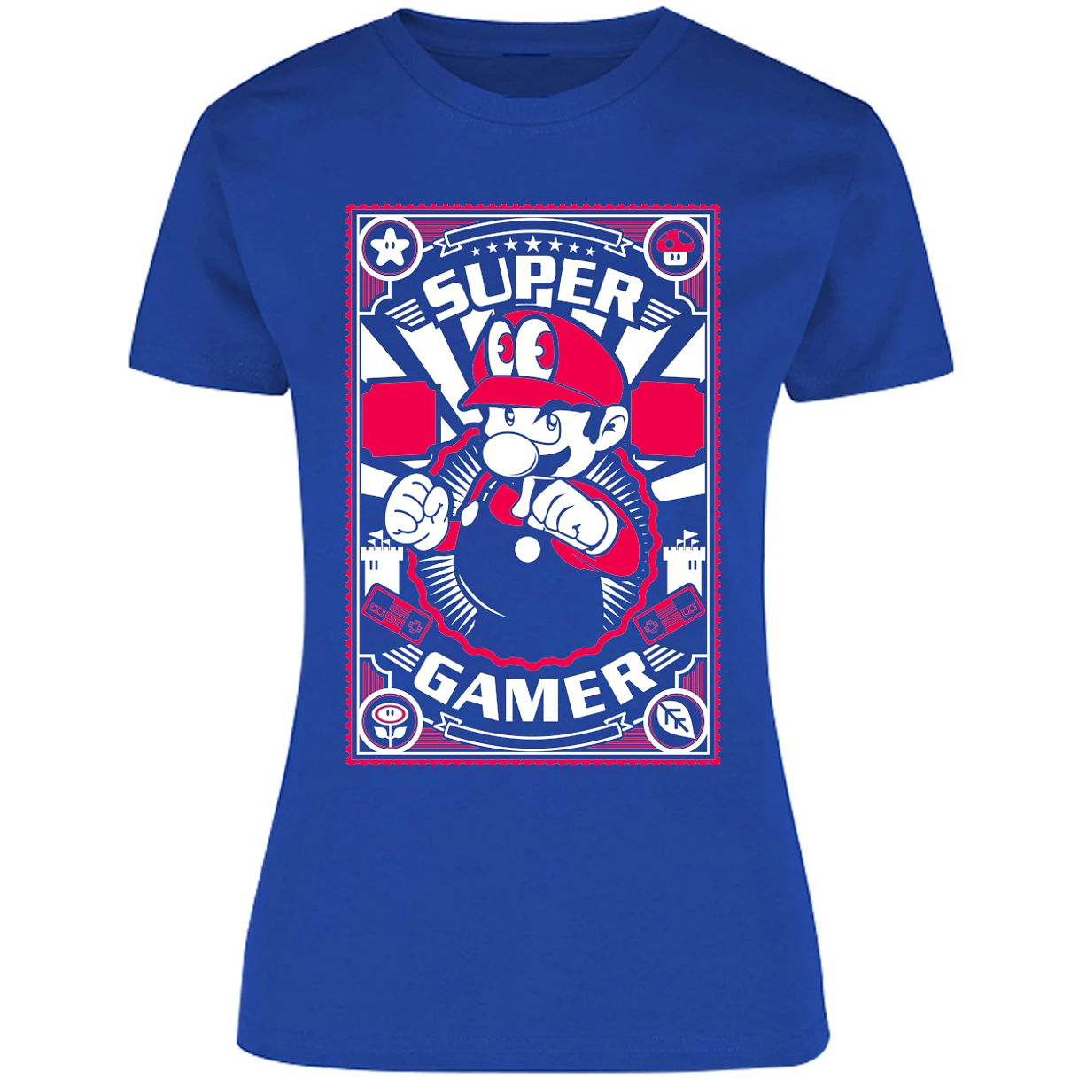 Blusa Mario Bros Mario Gamer Blusa para Mujer 17