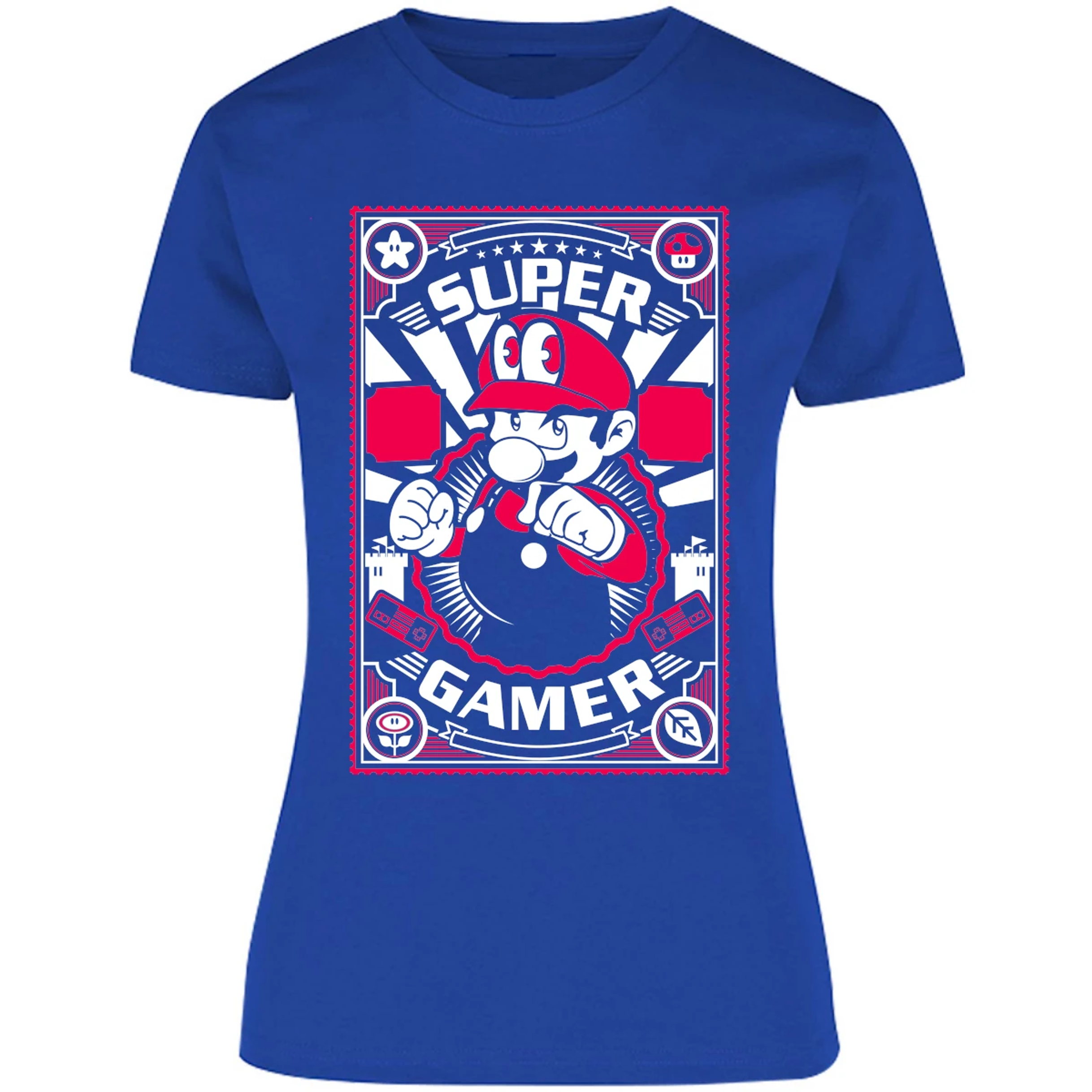 Blusa Mario Bros Mario Gamer Blusa para Mujer 17