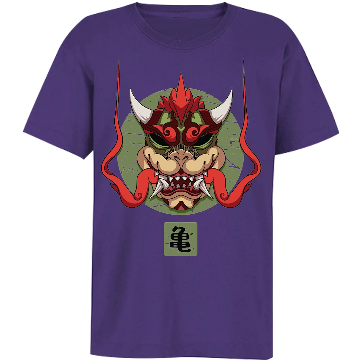 Playera Mario Bros Bowser Samurai para Niño 9