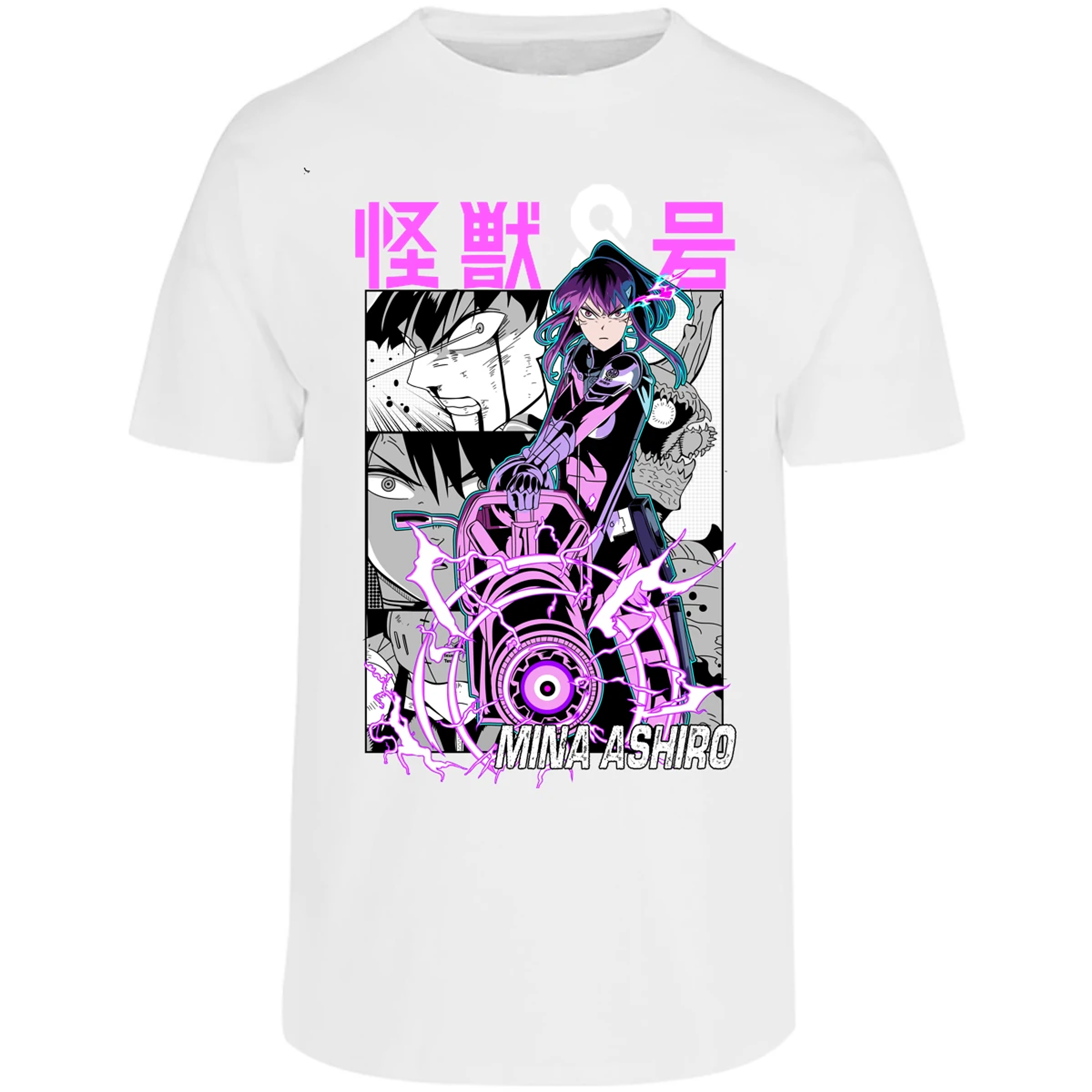 Playera Kaiju 8 Mina Ashiro Anime para Adulto 5