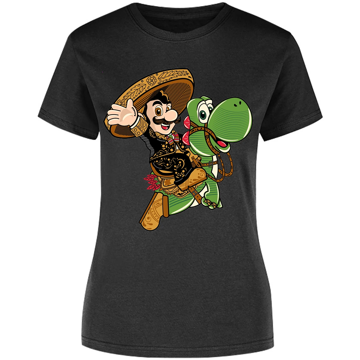 Blusa Mario Bros Mario Mariachi Blusa para Mujer 10