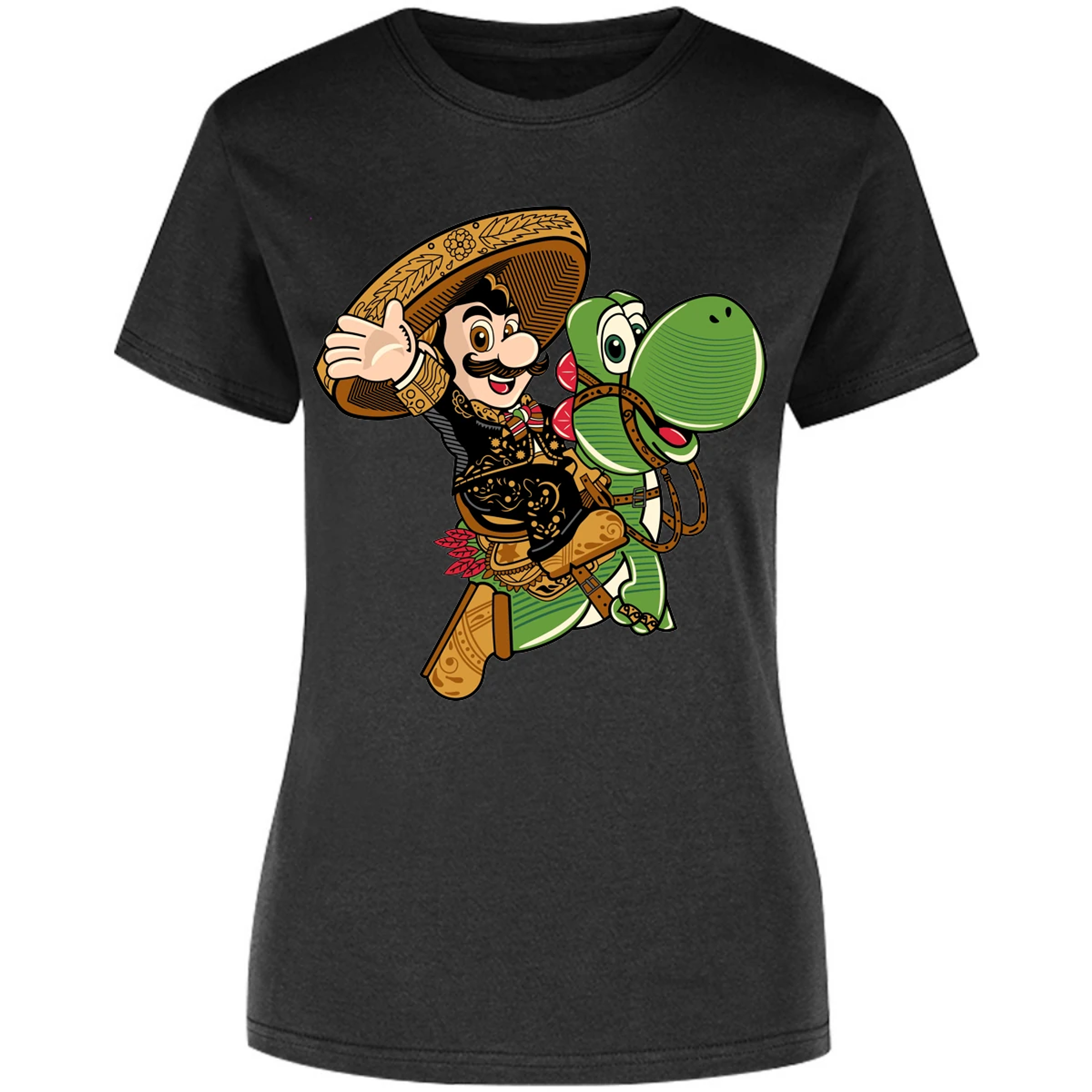 Blusa Mario Bros Mario Mariachi Blusa para Mujer 10