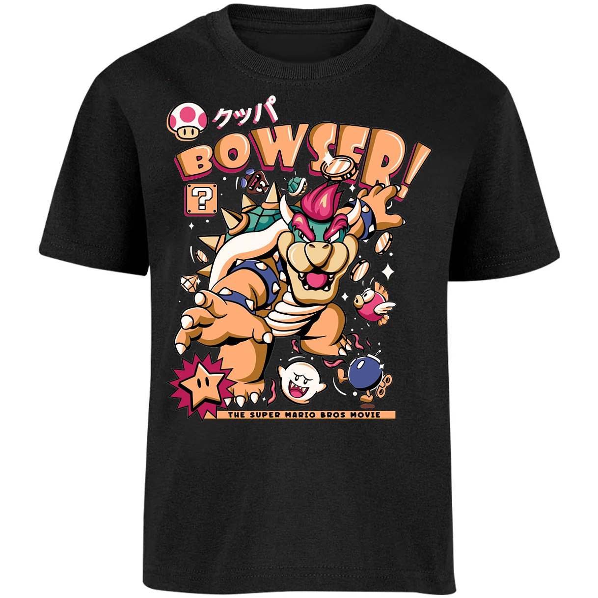 Playera Mario Bros Bowser Tee para Niño 9