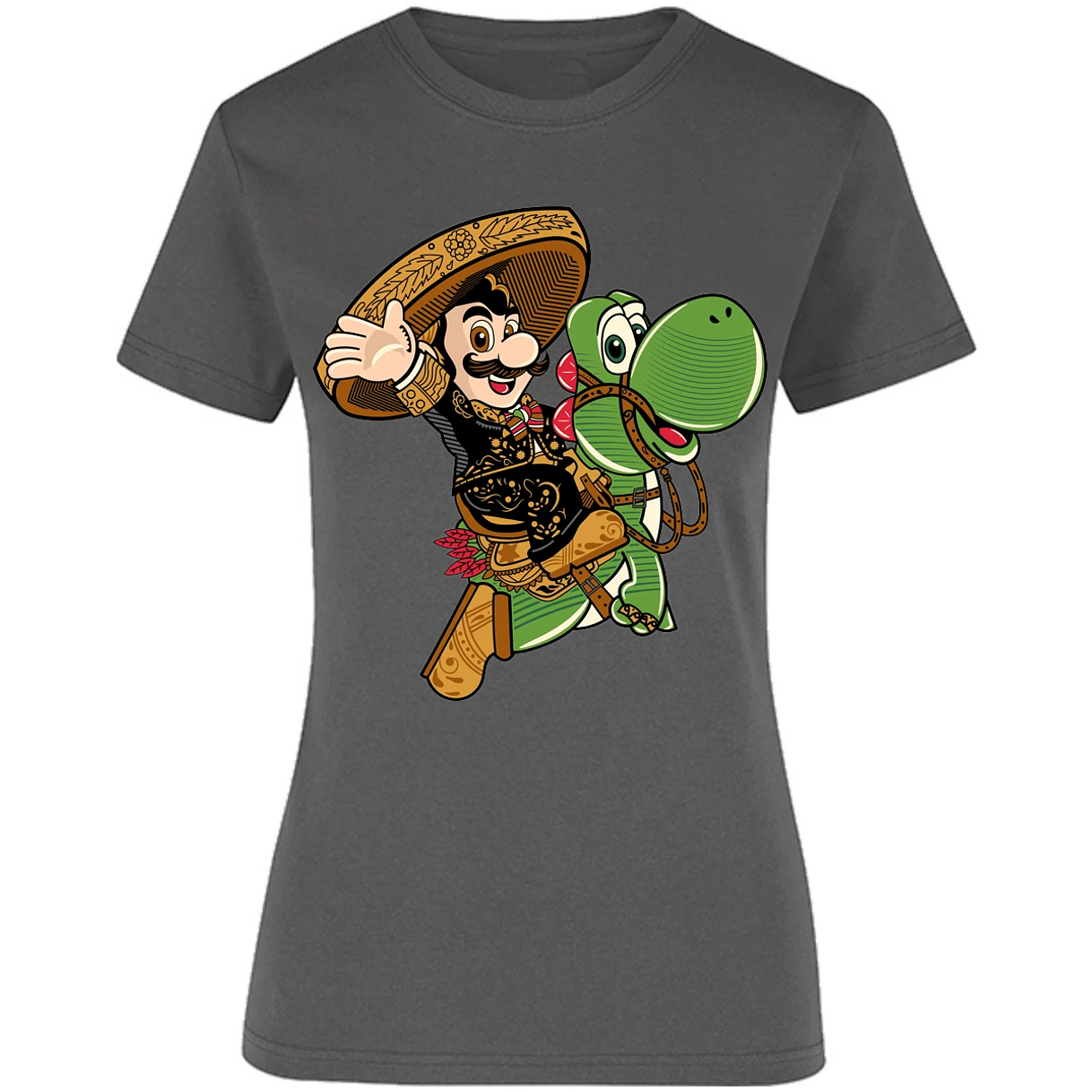 Blusa Mario Bros Mario Mariachi Blusa para Mujer 4