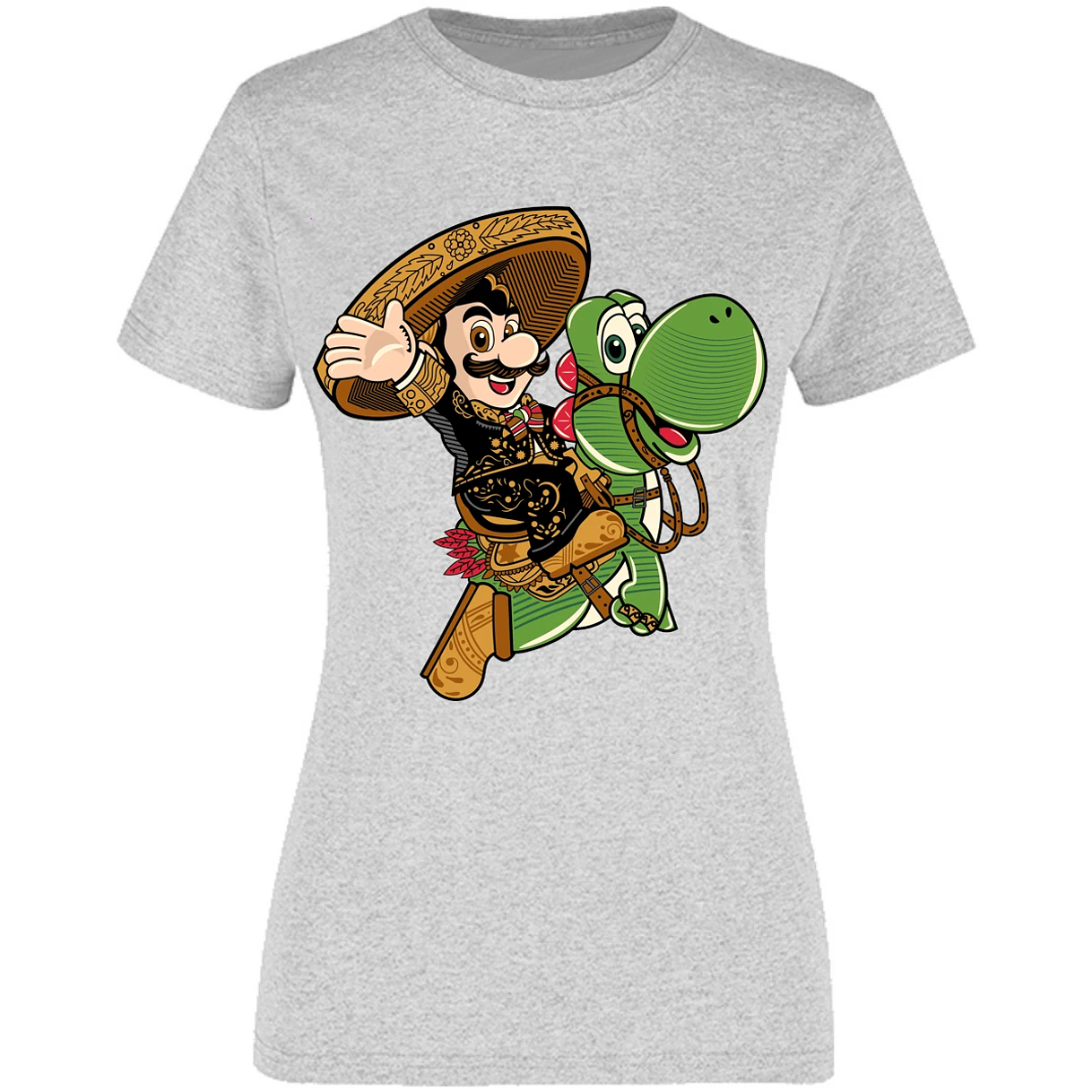 Blusa Mario Bros Mario Mariachi Blusa para Mujer 6
