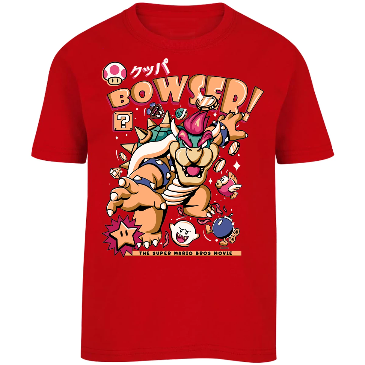 Playera Mario Bros Bowser Tee para Niño 8
