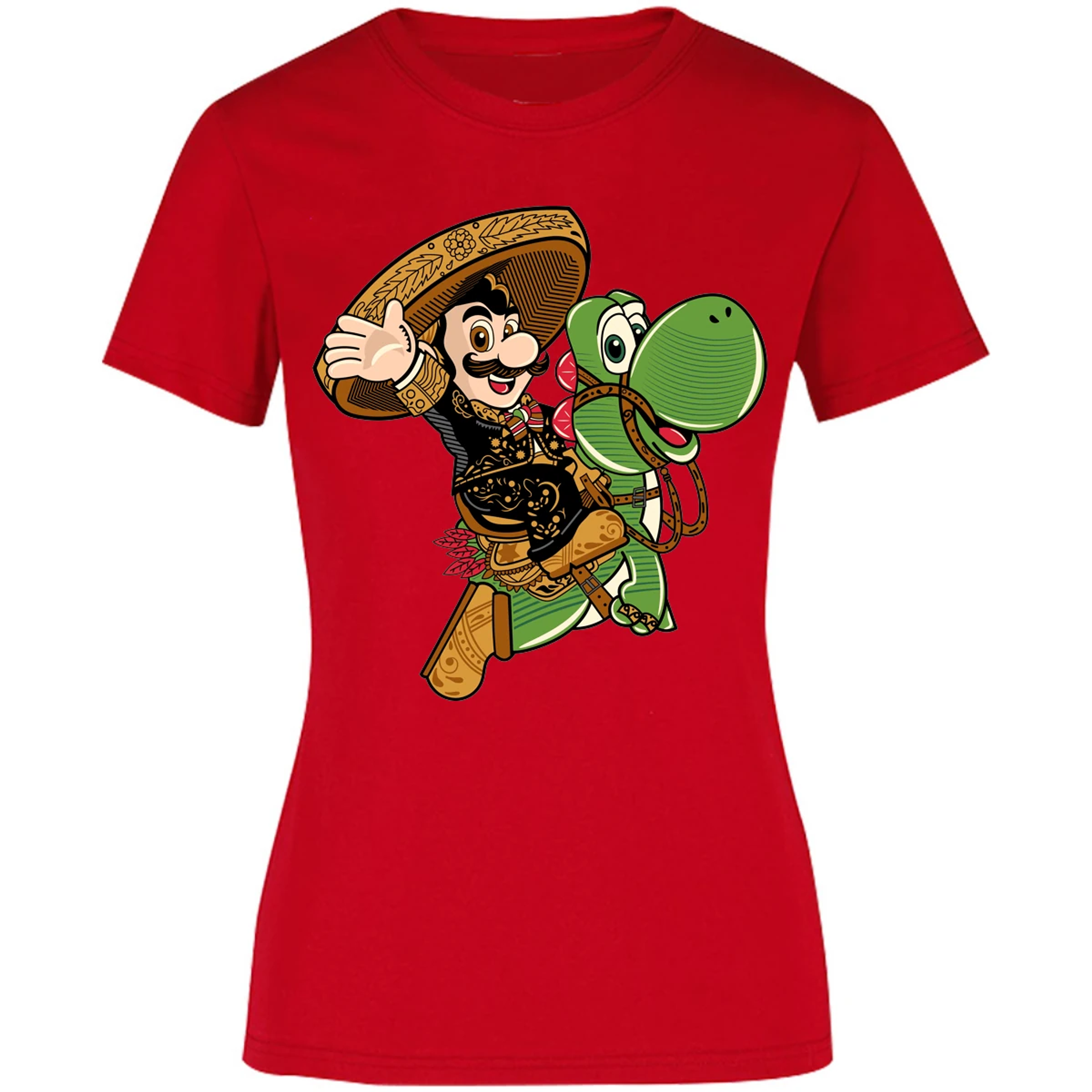Blusa Mario Bros Mario Mariachi Blusa para Mujer 12