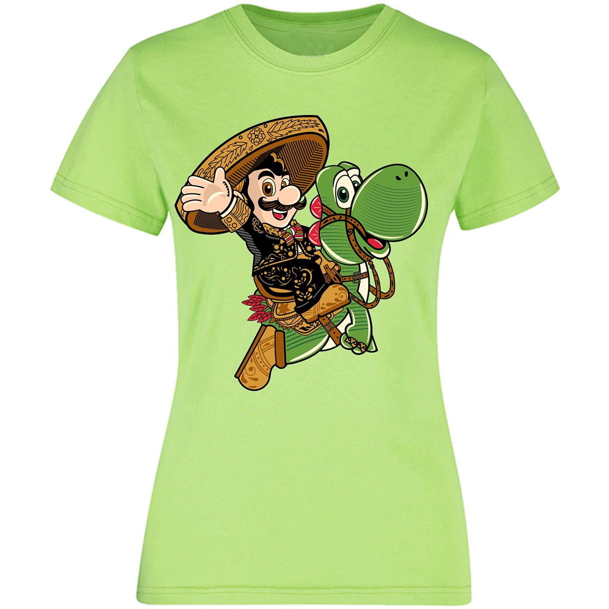 Blusa Mario Bros Mario Mariachi Blusa para Mujer 8