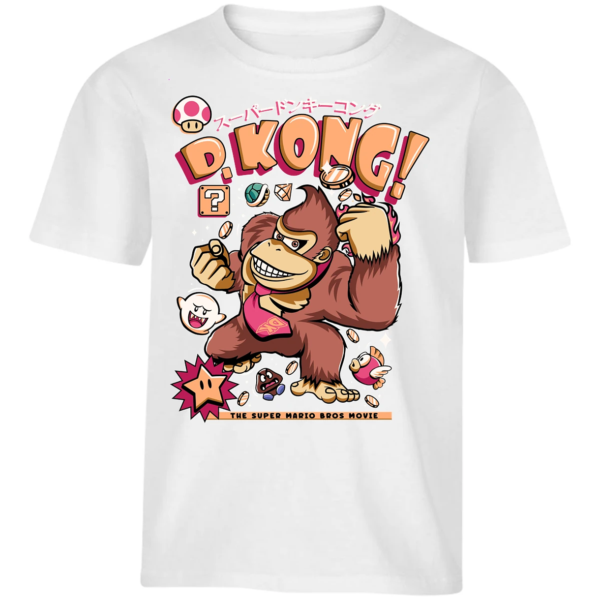 Playera Mario Bros Donkey Kong Tee para Niño 7