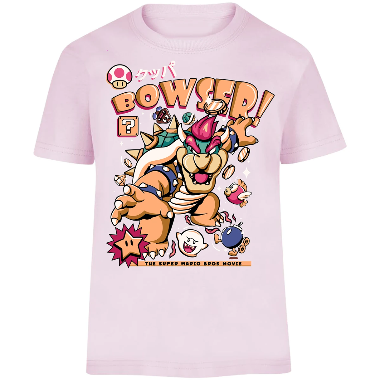 Playera Mario Bros Bowser Tee para Niño 4