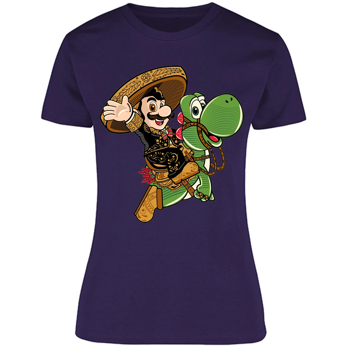 Blusa Mario Bros Mario Mariachi Blusa para Mujer 1