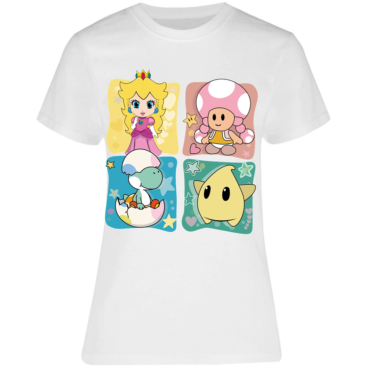 Blusa Mario Bros Mario Personajes Kawaii Blusa para Mujer 12