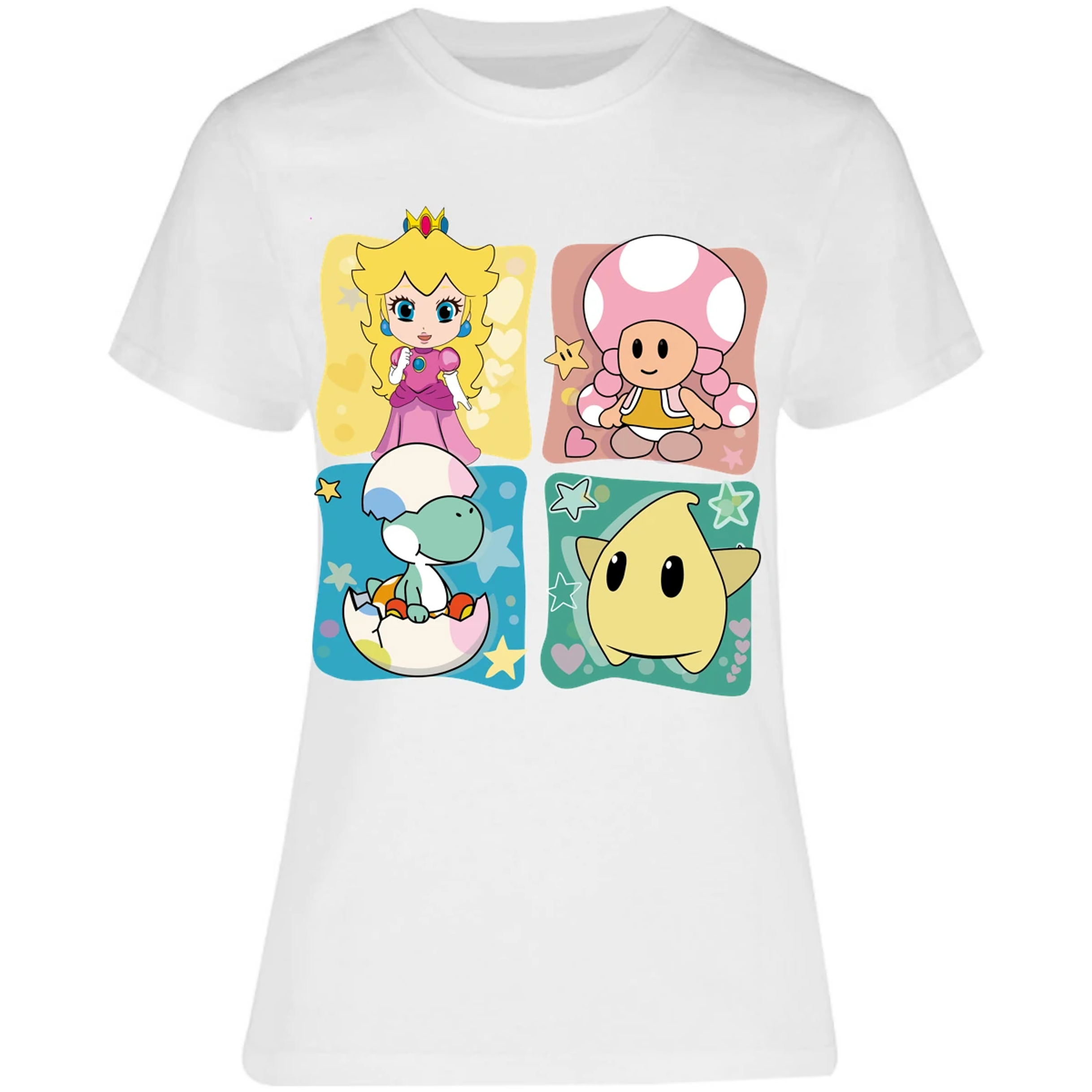 Blusa Mario Bros Mario Personajes Kawaii Blusa para Mujer 12