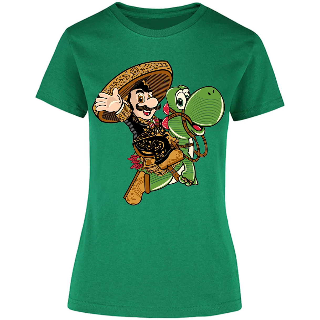 Blusa Mario Bros Mario Mariachi Blusa para Mujer 5
