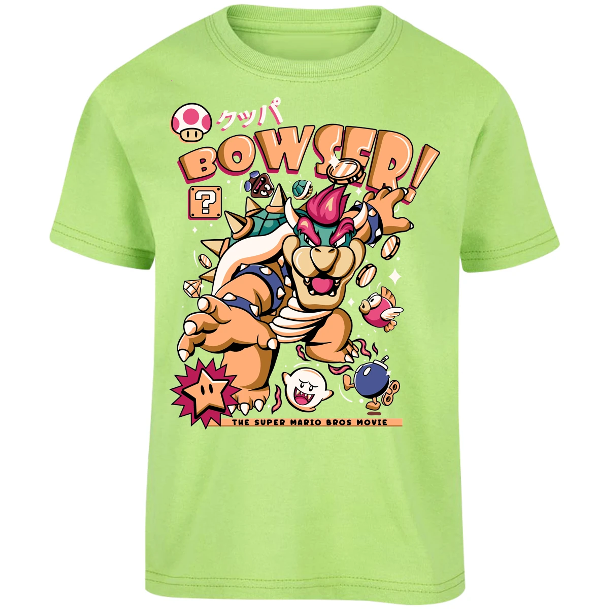 Playera Mario Bros Bowser Tee para Niño 7