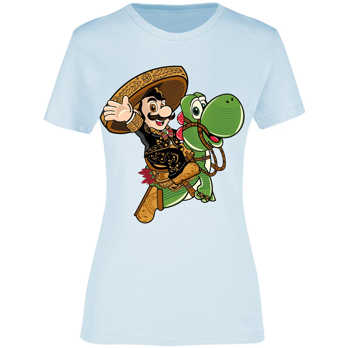 Blusa Mario Bros Mario Mariachi Blusa para Mujer 7