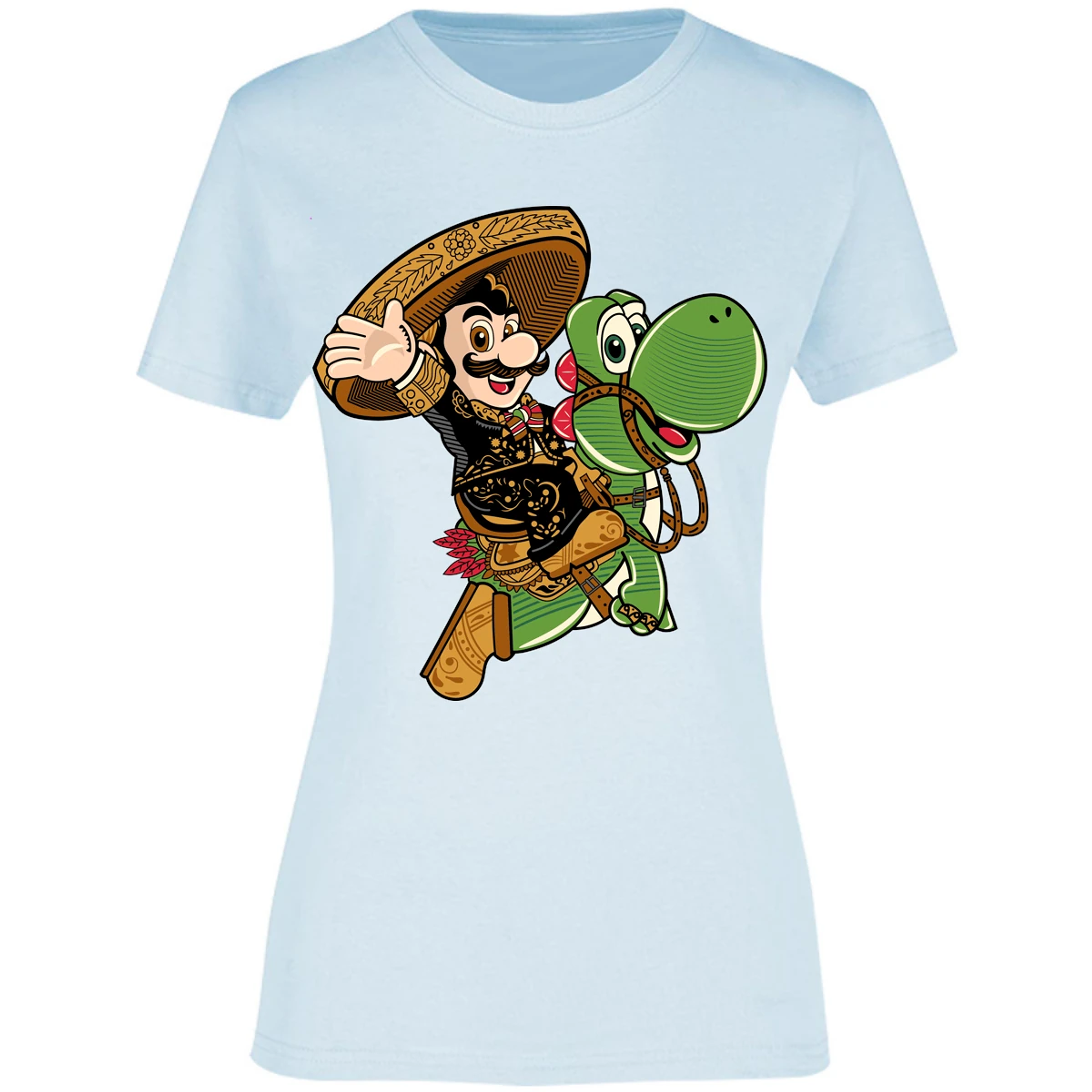 Blusa Mario Bros Mario Mariachi Blusa para Mujer 7