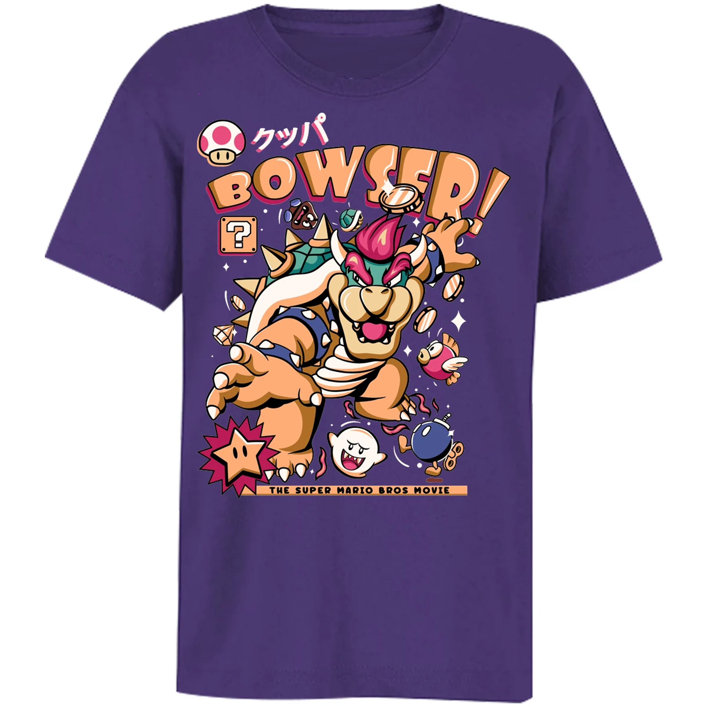 Playera Mario Bros Bowser Tee para Niño 11