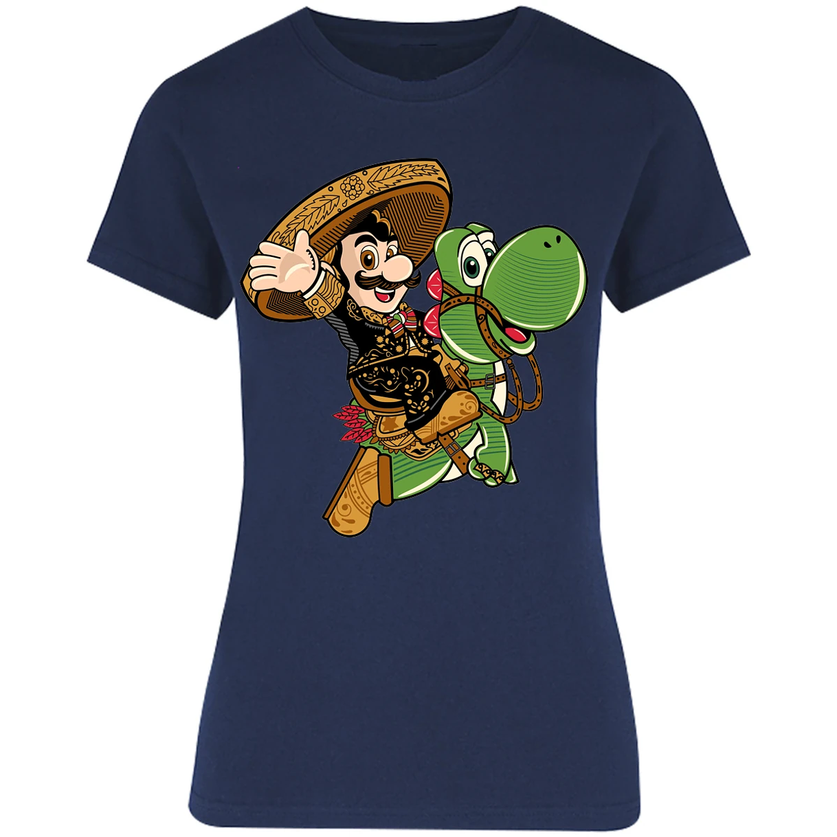 Blusa Mario Bros Mario Mariachi Blusa para Mujer 13