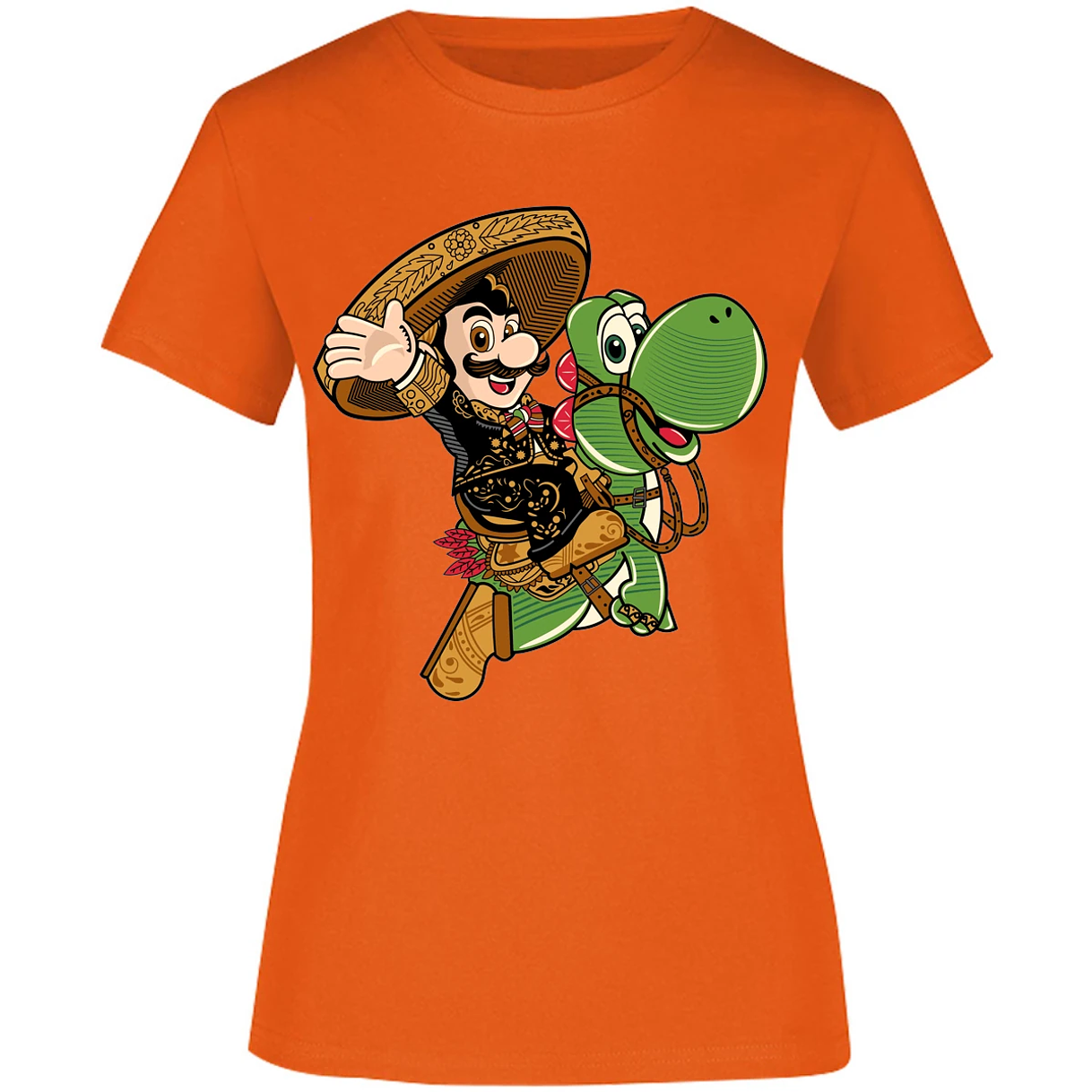 Blusa Mario Bros Mario Mariachi Blusa para Mujer 14