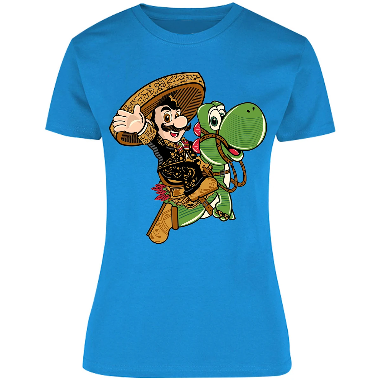 Blusa Mario Bros Mario Mariachi Blusa para Mujer 15