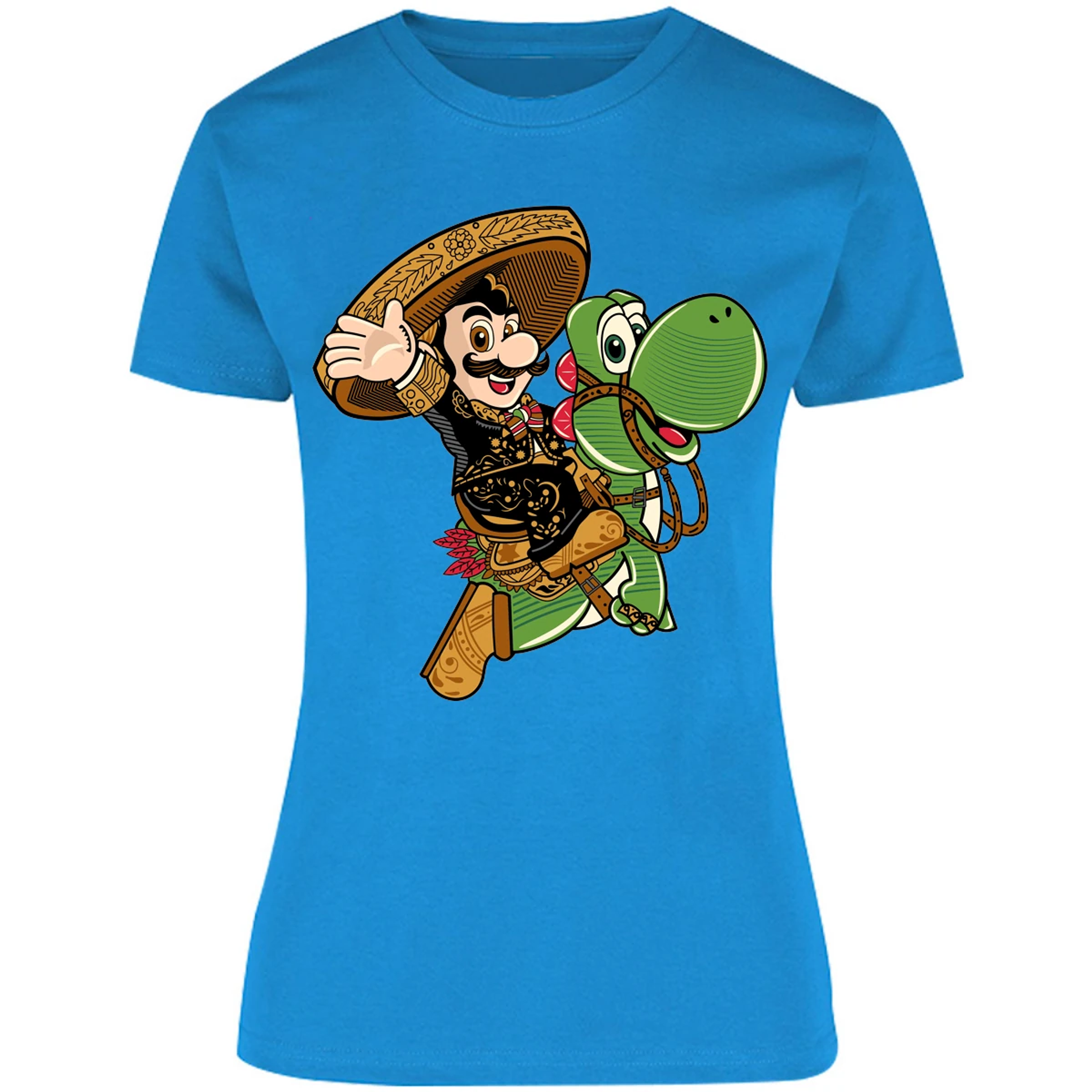 Blusa Mario Bros Mario Mariachi Blusa para Mujer 15