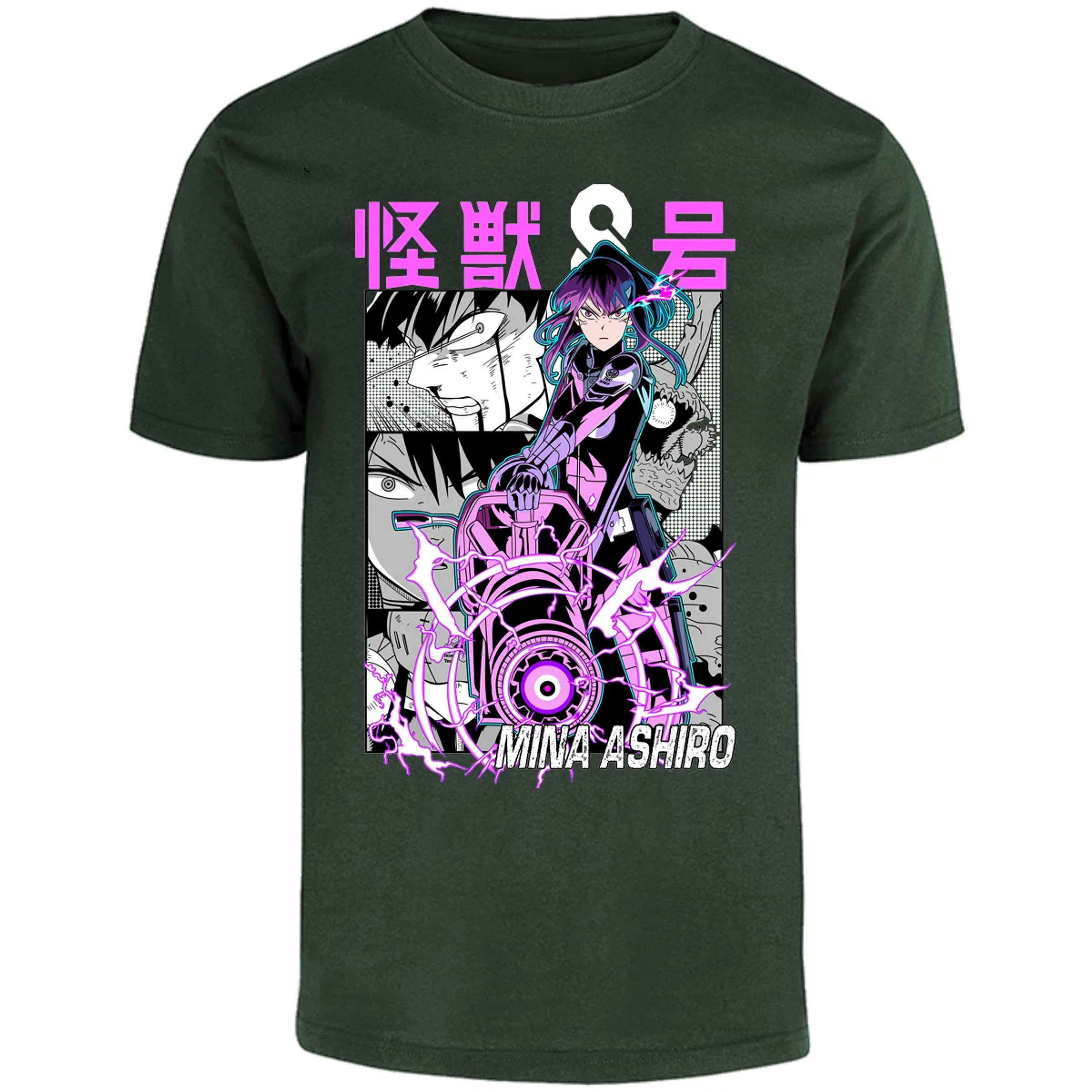 Playera Kaiju 8 Mina Ashiro Anime para Adulto 7