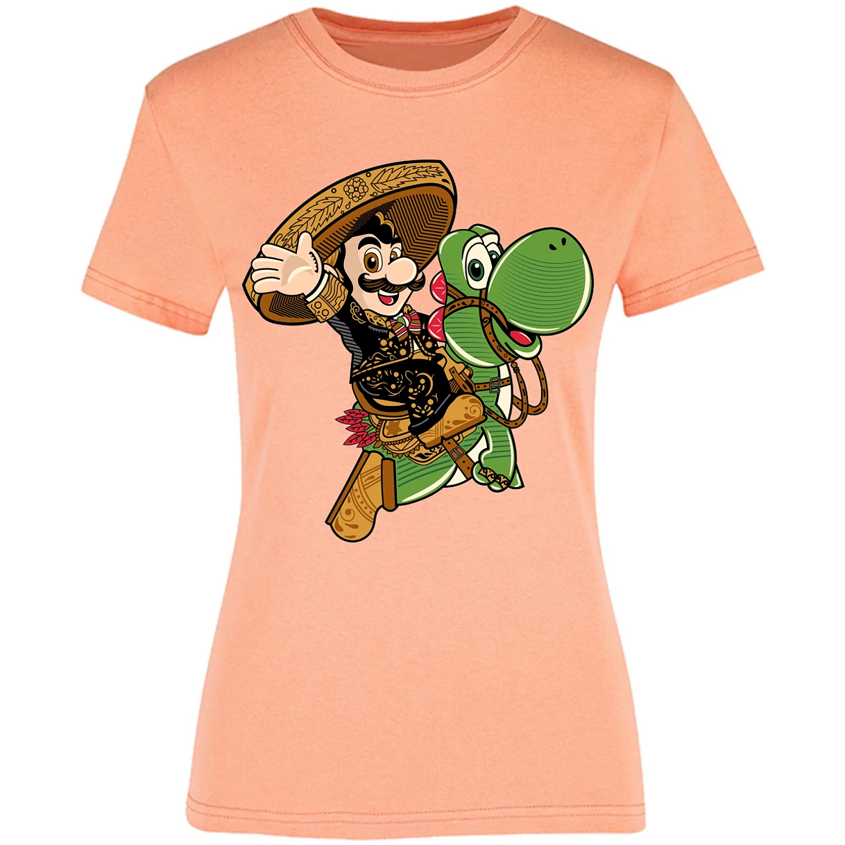 Blusa Mario Bros Mario Mariachi Blusa para Mujer 16