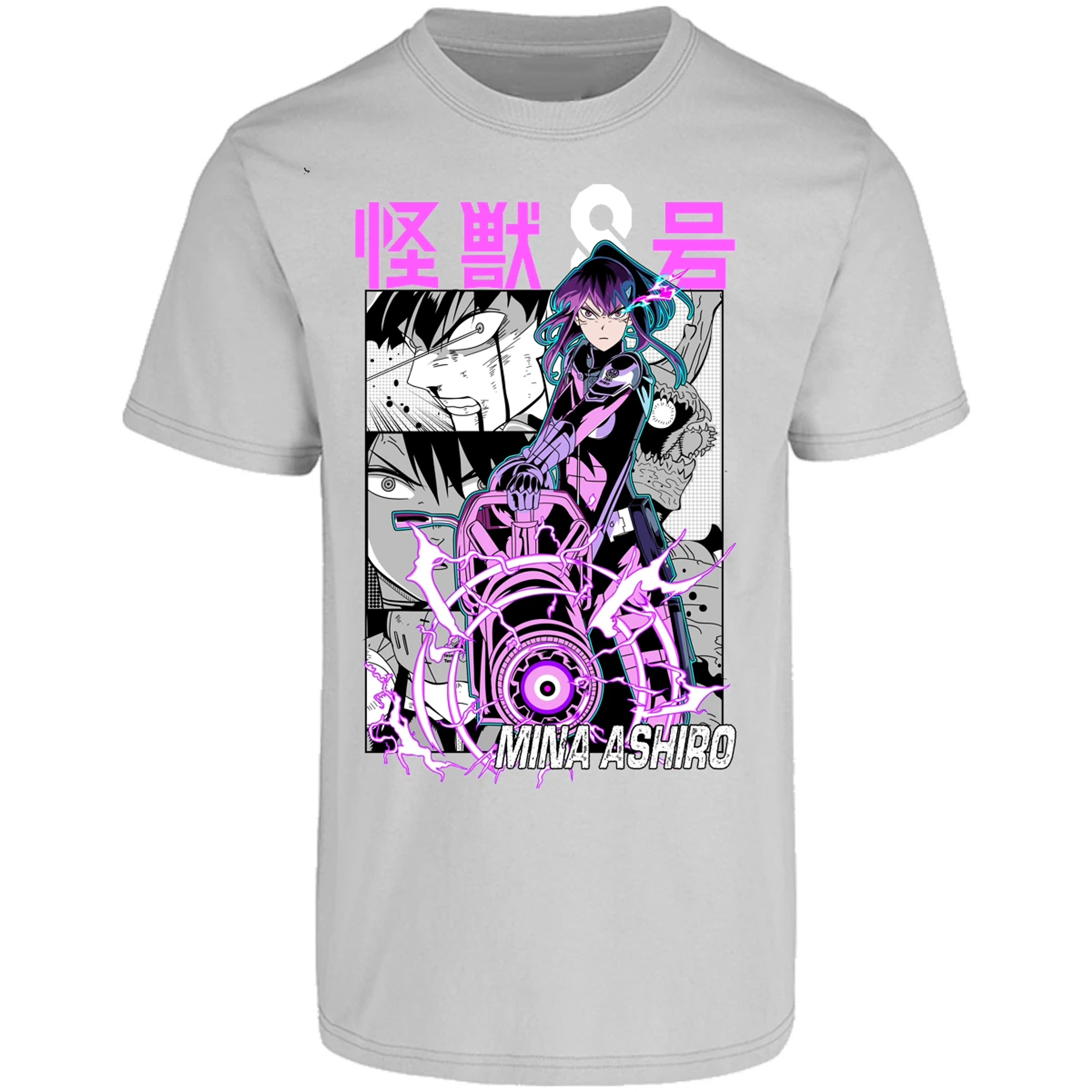 Playera Kaiju 8 Mina Ashiro Anime para Adulto 10