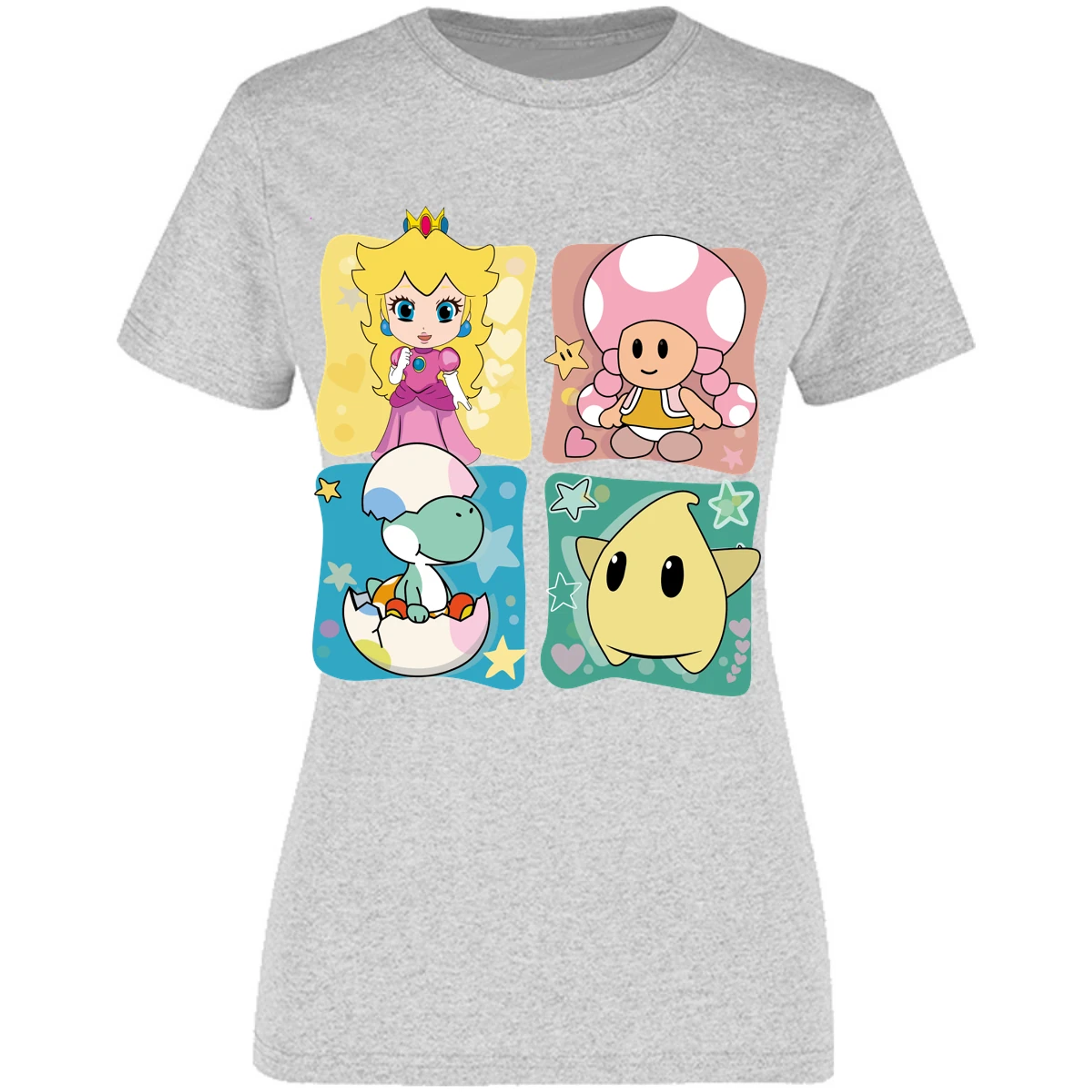 Blusa Mario Bros Mario Personajes Kawaii Blusa para Mujer 1