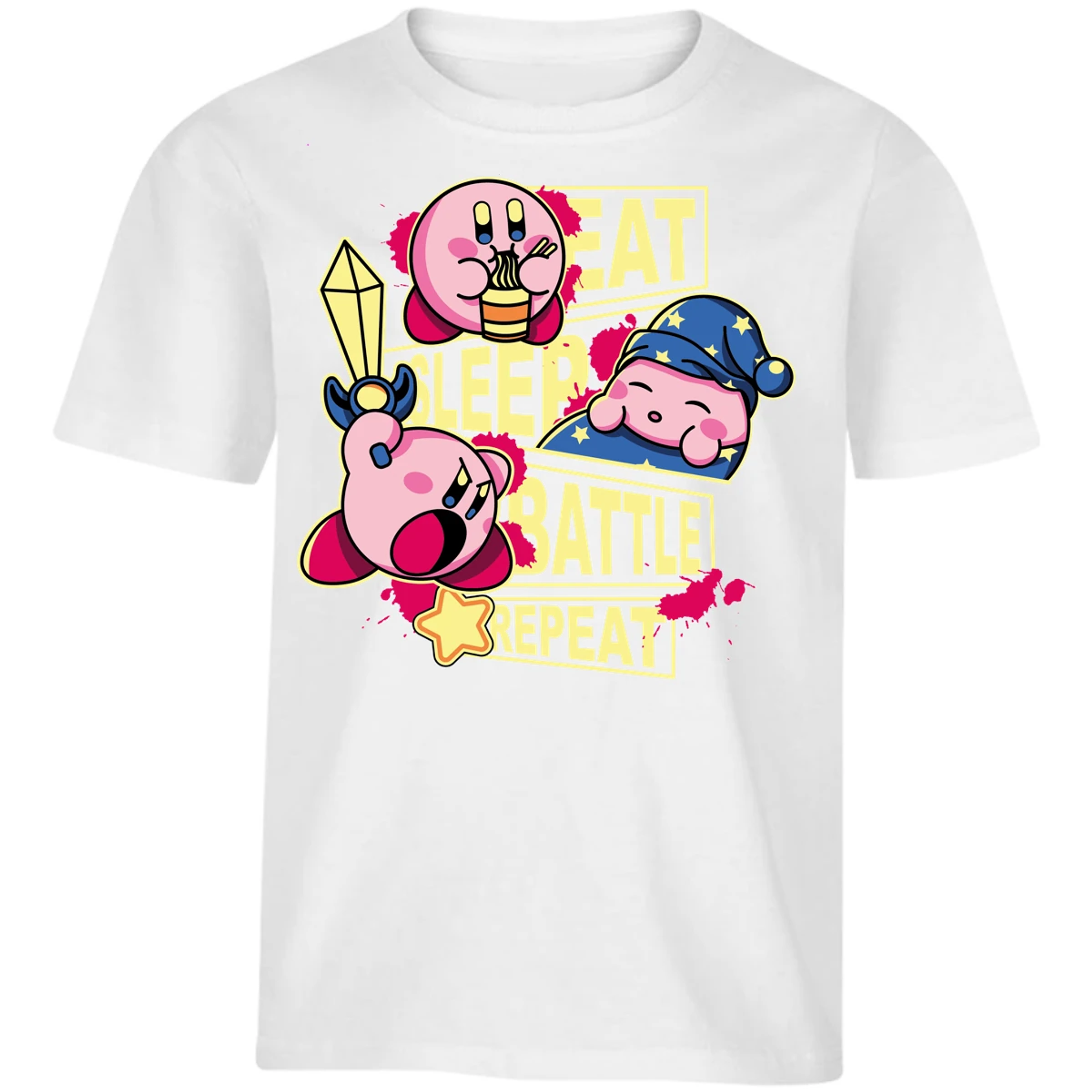 Playera Mario Bros Kirby para Niño 15