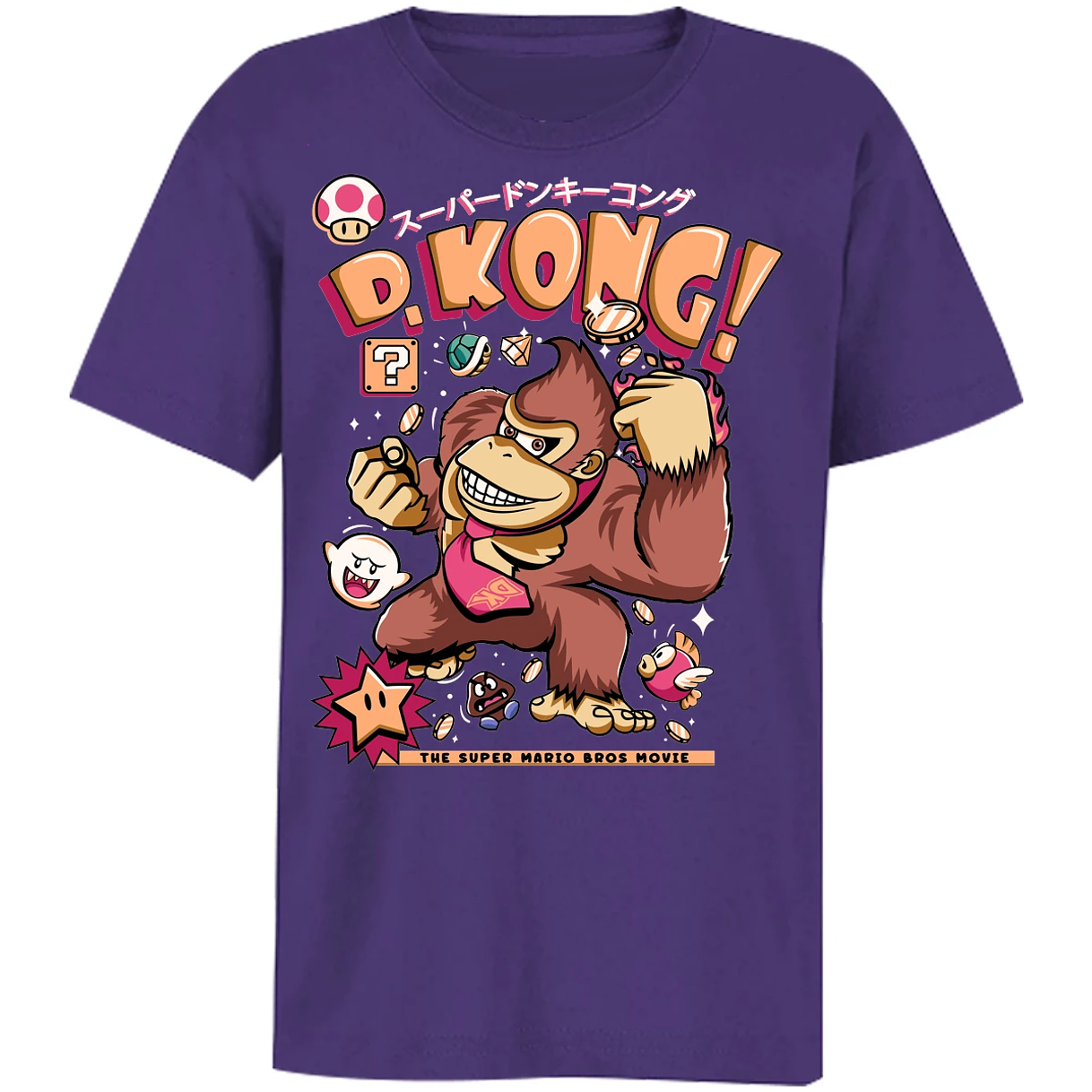 Playera Mario Bros Donkey Kong Tee para Niño 8