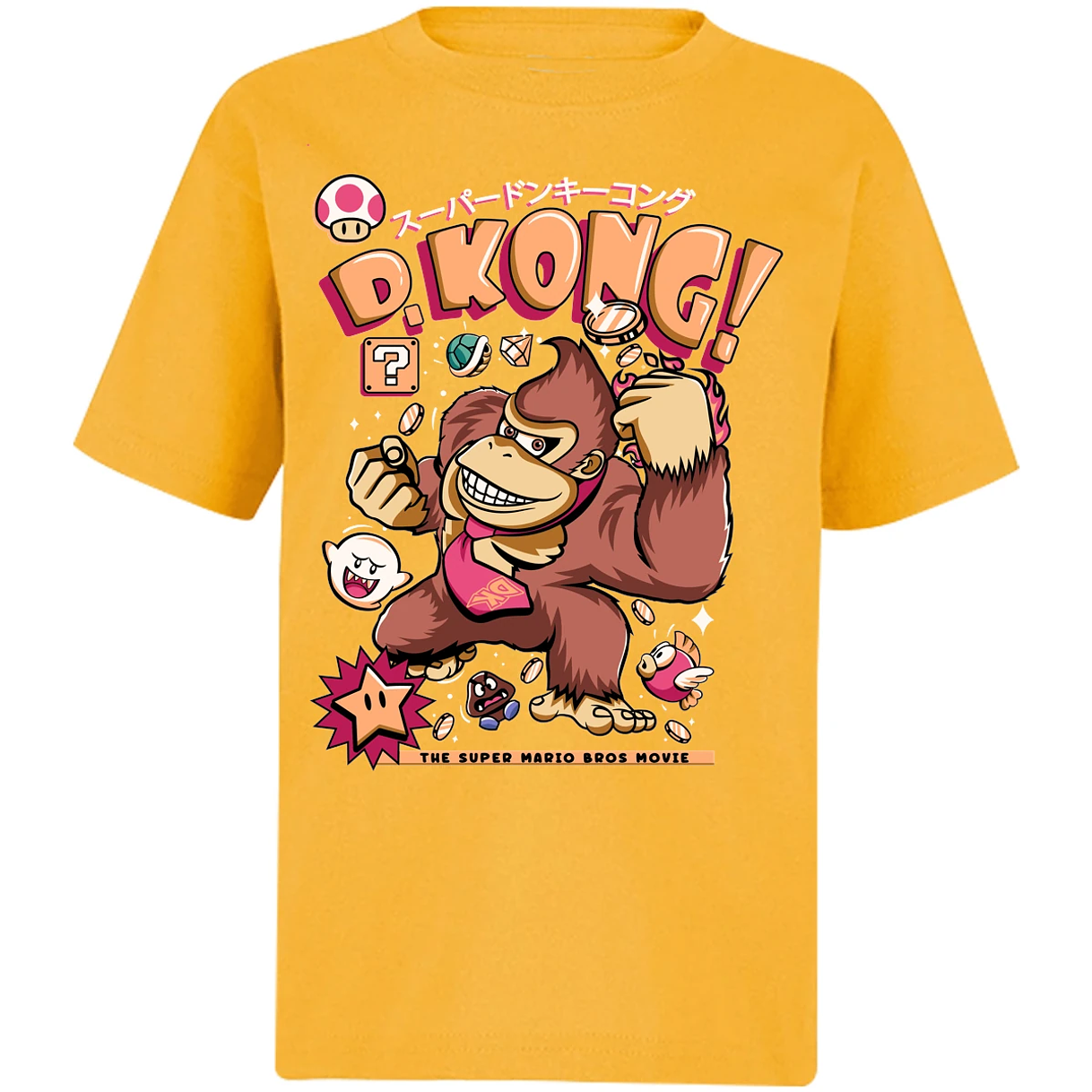 Playera Mario Bros Donkey Kong Tee para Niño 9
