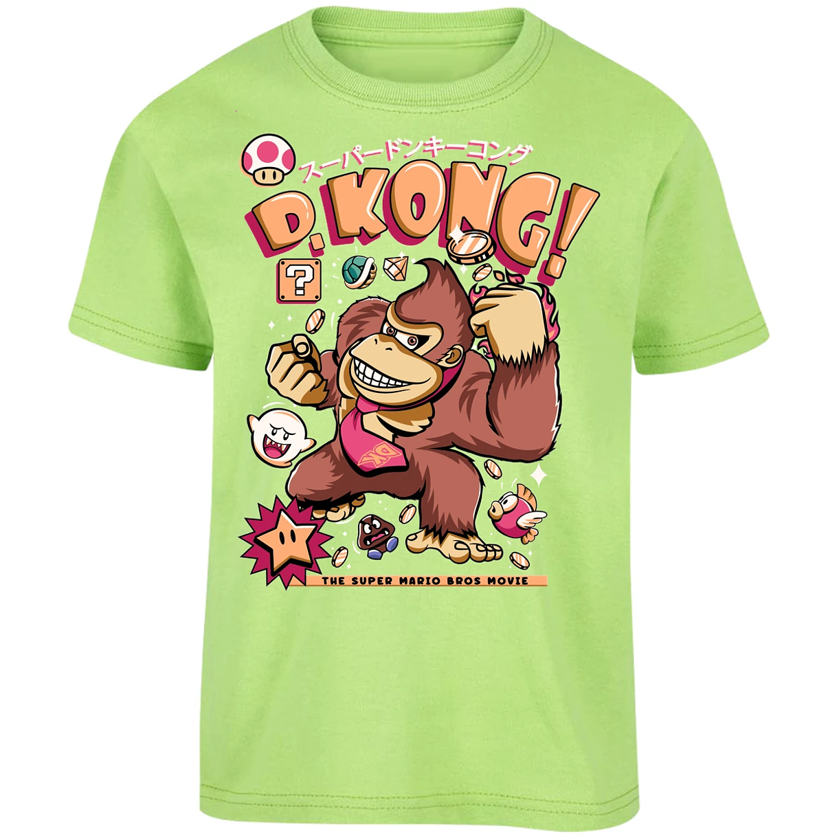 Playera Mario Bros Donkey Kong Tee para Niño 16