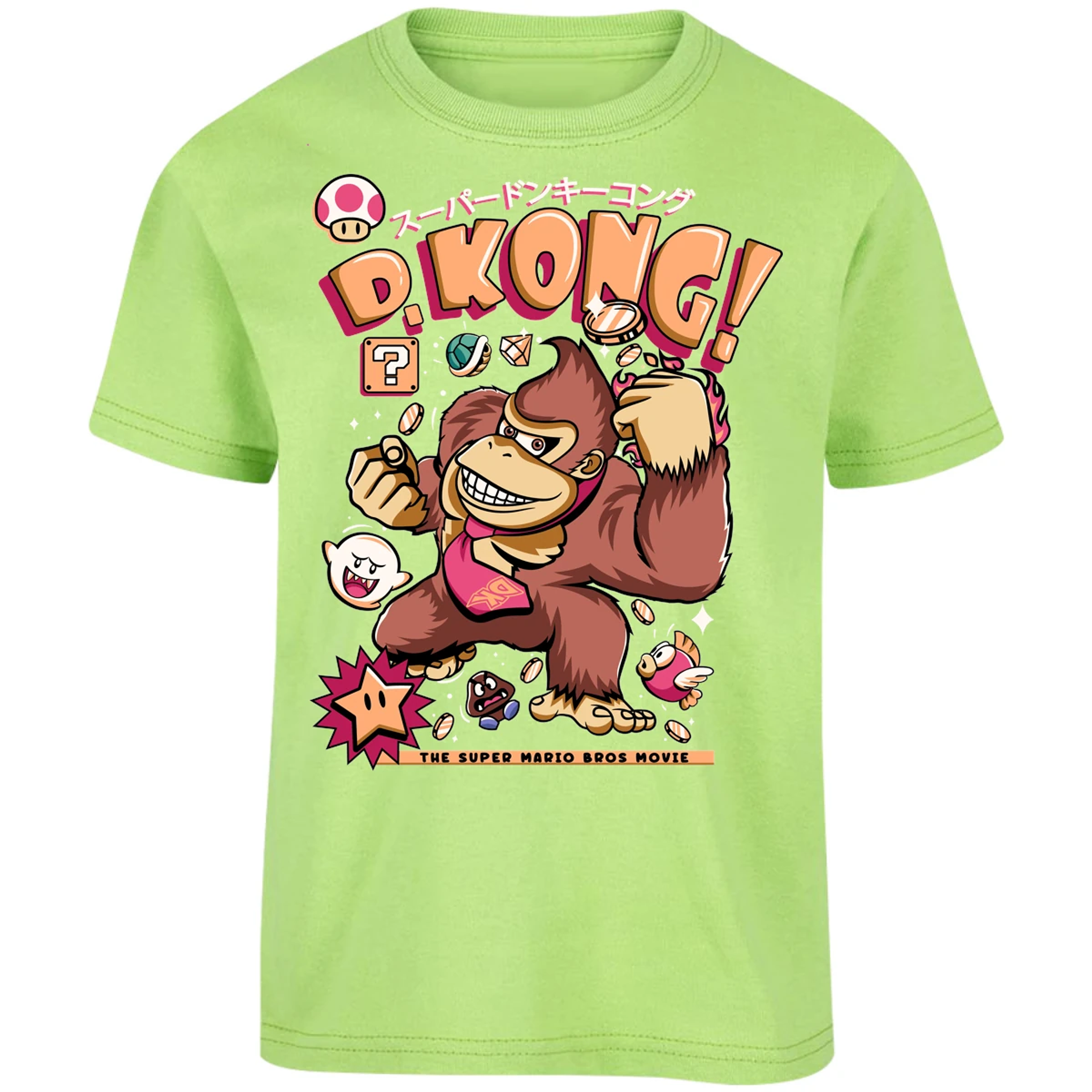 Playera Mario Bros Donkey Kong Tee para Niño 16