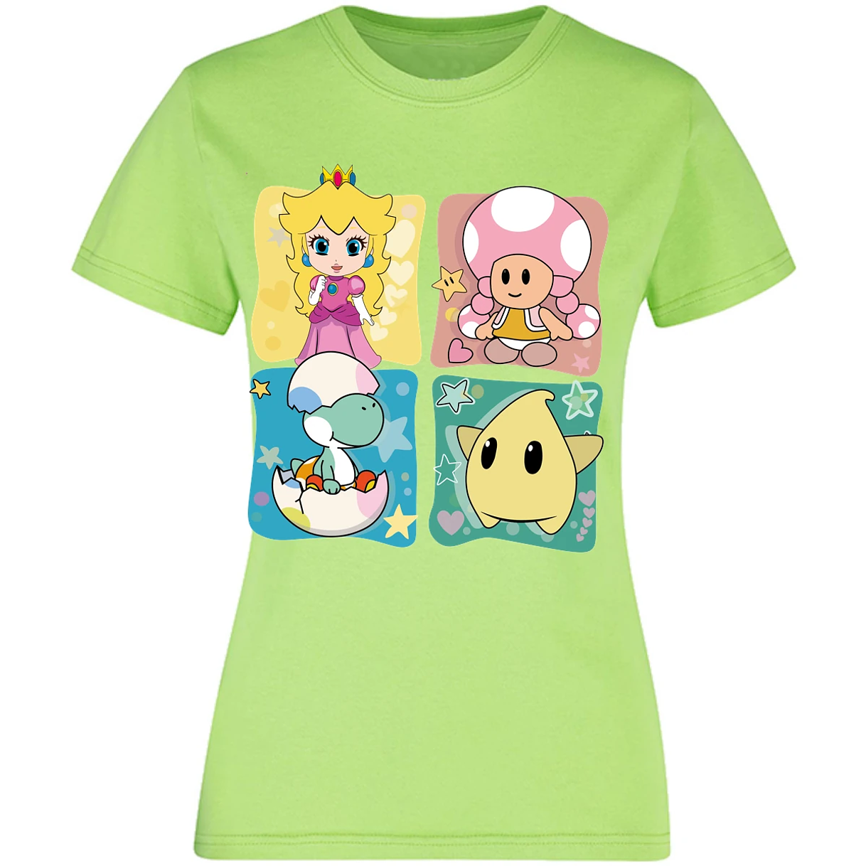 Blusa Mario Bros Mario Personajes Kawaii Blusa para Mujer 15