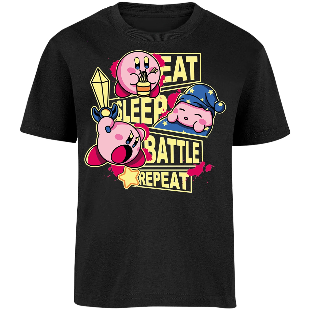 Playera Mario Bros Kirby para Niño 10