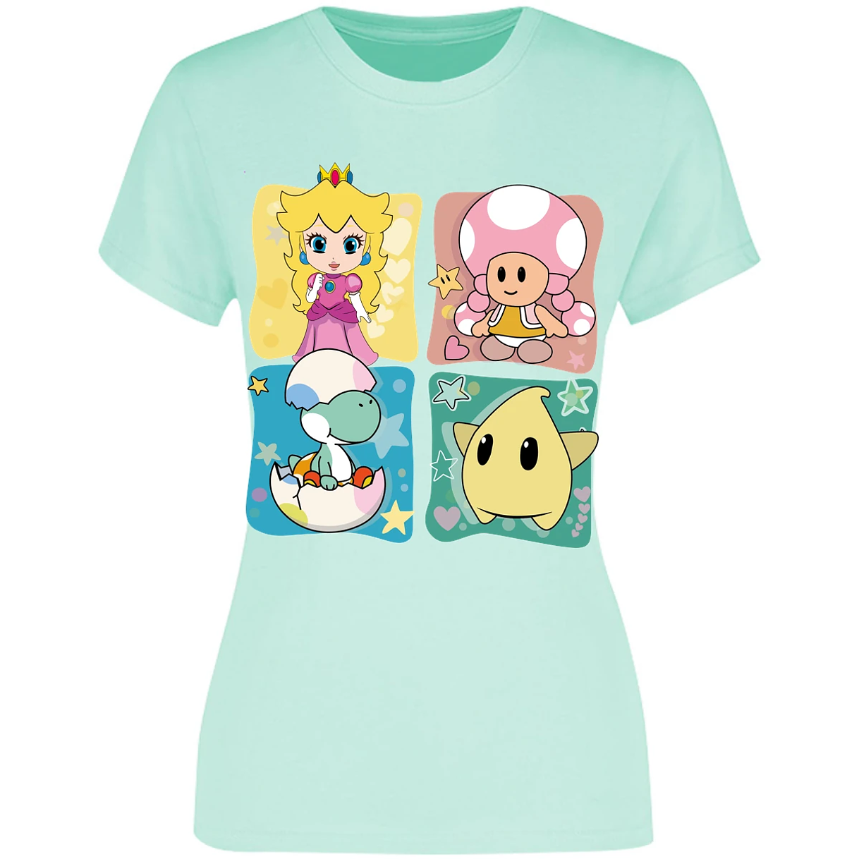 Blusa Mario Bros Mario Personajes Kawaii Blusa para Mujer 7