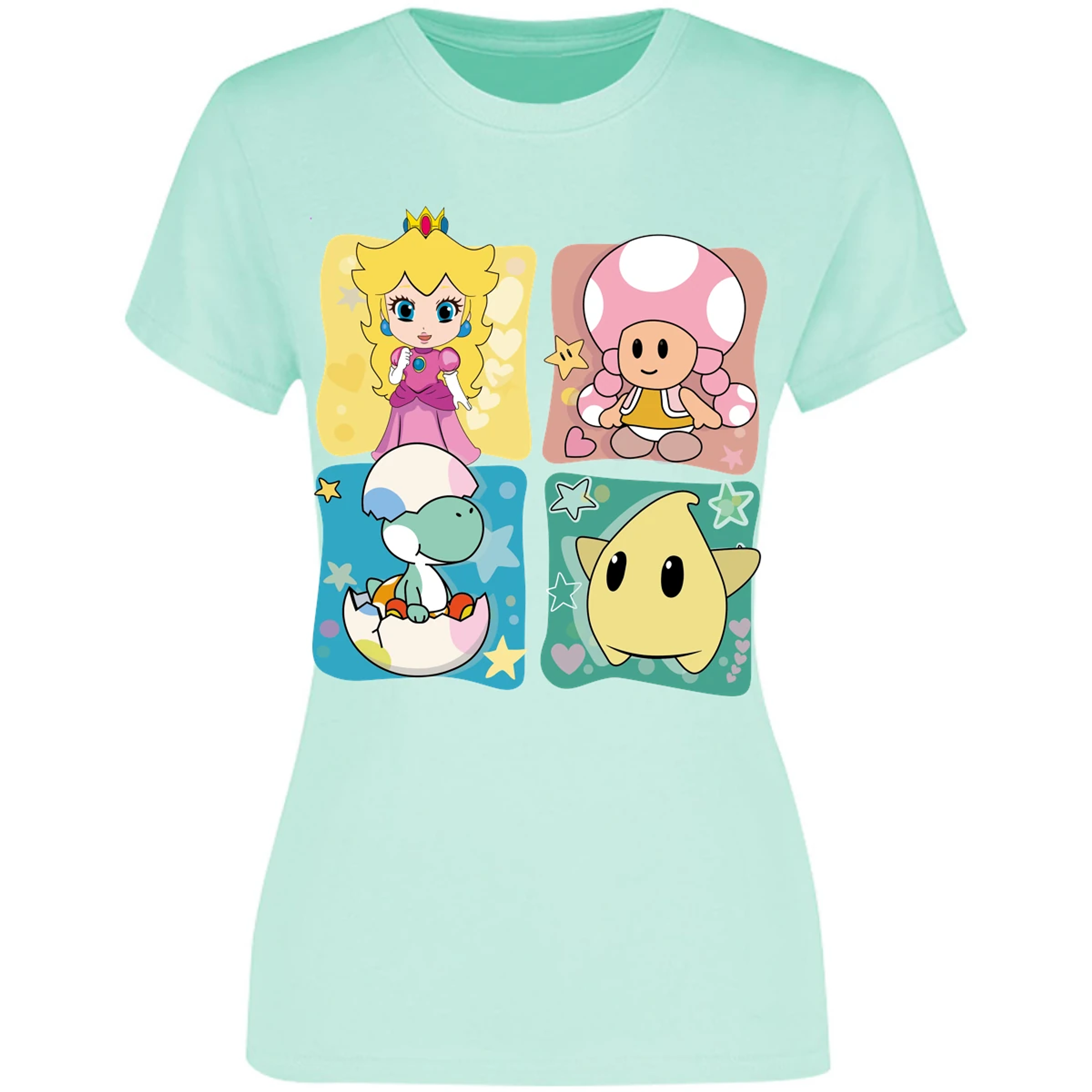 Blusa Mario Bros Mario Personajes Kawaii Blusa para Mujer 7