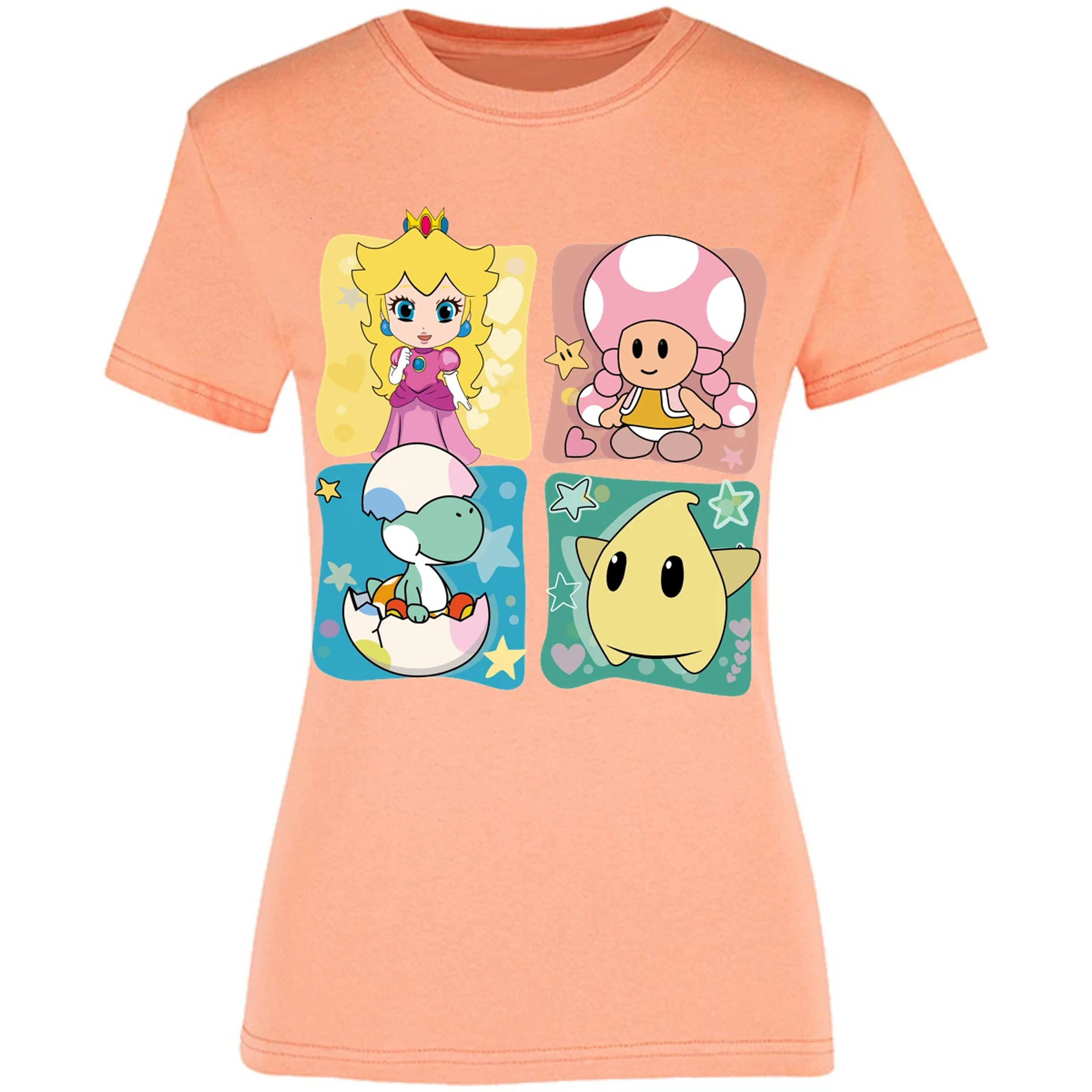 Blusa Mario Bros Mario Personajes Kawaii Blusa para Mujer 17